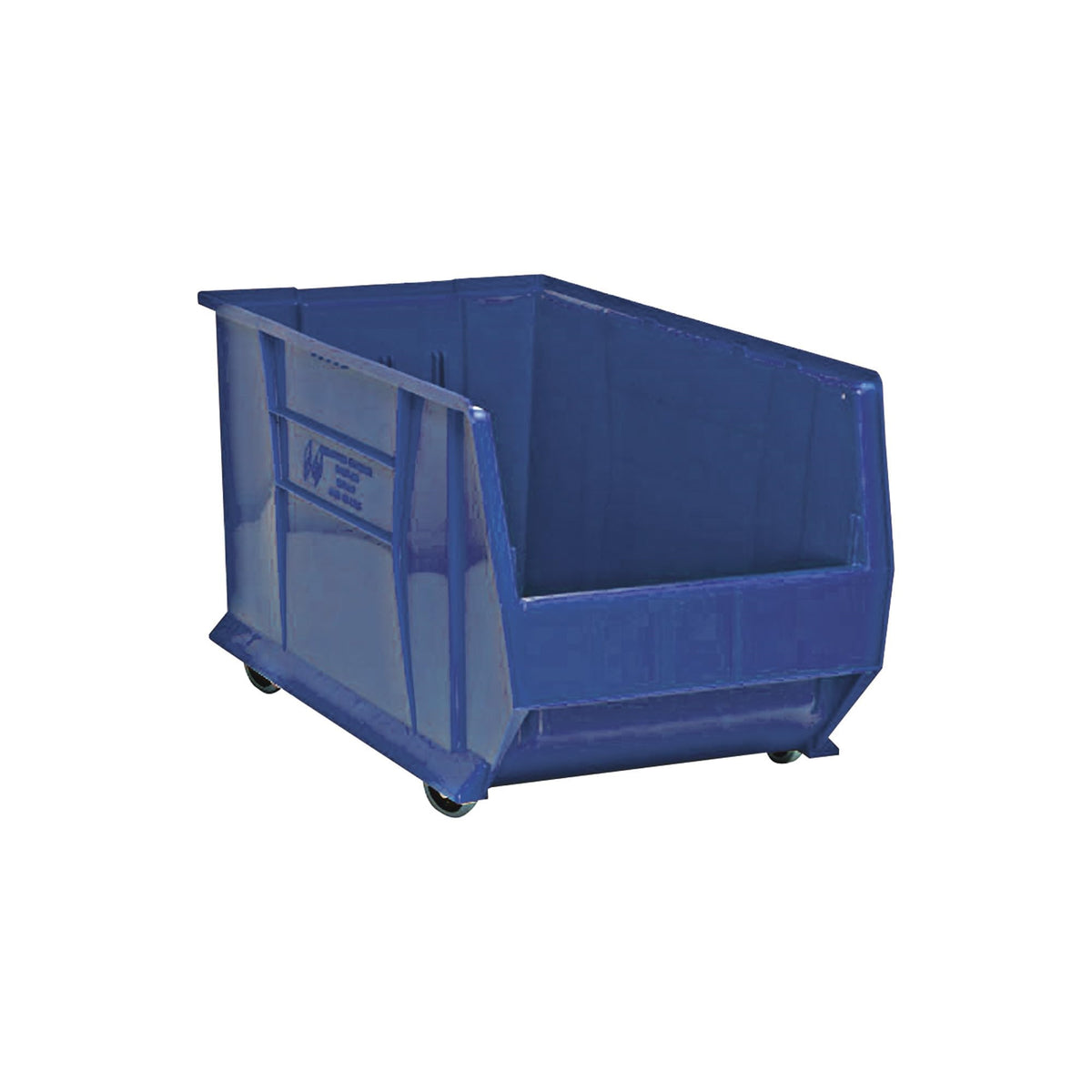 Hulk 30 Container, Mobile, 29-7/8L X 16-1/2W X 18H, Stackable, Polypropylene, Red, Made In Usa