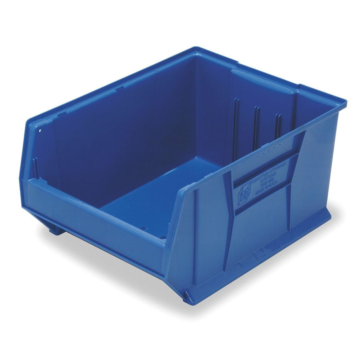 Hulk 36Container, 35-7/8L X 16-1/2W X 17-1/2H, Stackable, Polypropylene, Blue, Made In Usa