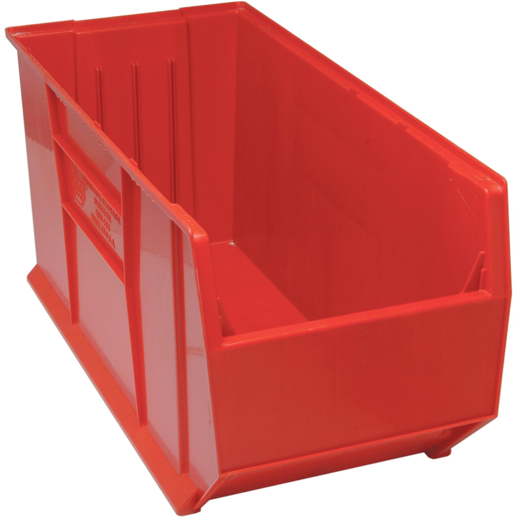 Hulk 36Container, 35-7/8L X 16-1/2W X 17-1/2H, Stackable, Polypropylene, Red, Made In Usa