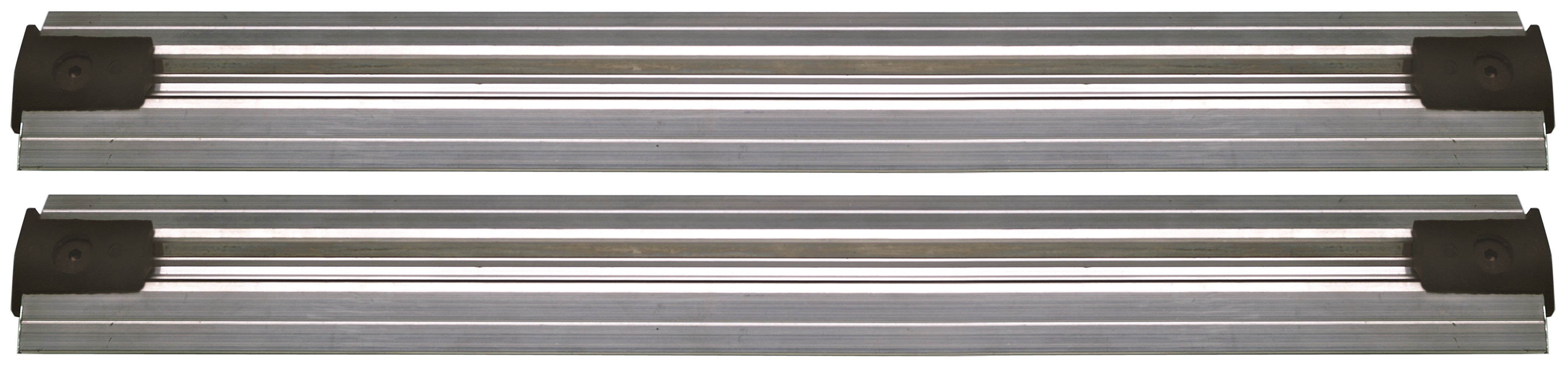 Single Unit Floor Track Assembly Kit, includes: (2) 6' v-groove aluminum tracks, (2) end stop kit and hardware, NSF approved, Made in USA