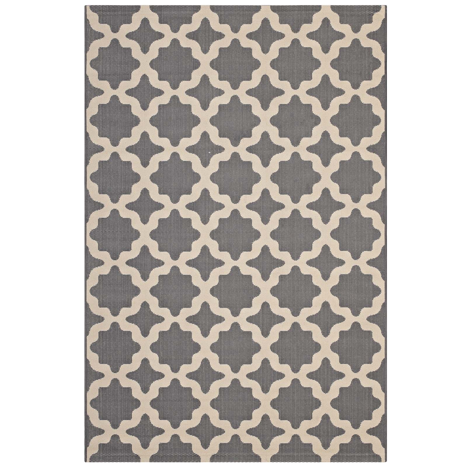 Casafoyer Cerelia Moroccan Trellis Indoor/Outdoor Rug - Elegant, Durable, And Family-Friendly