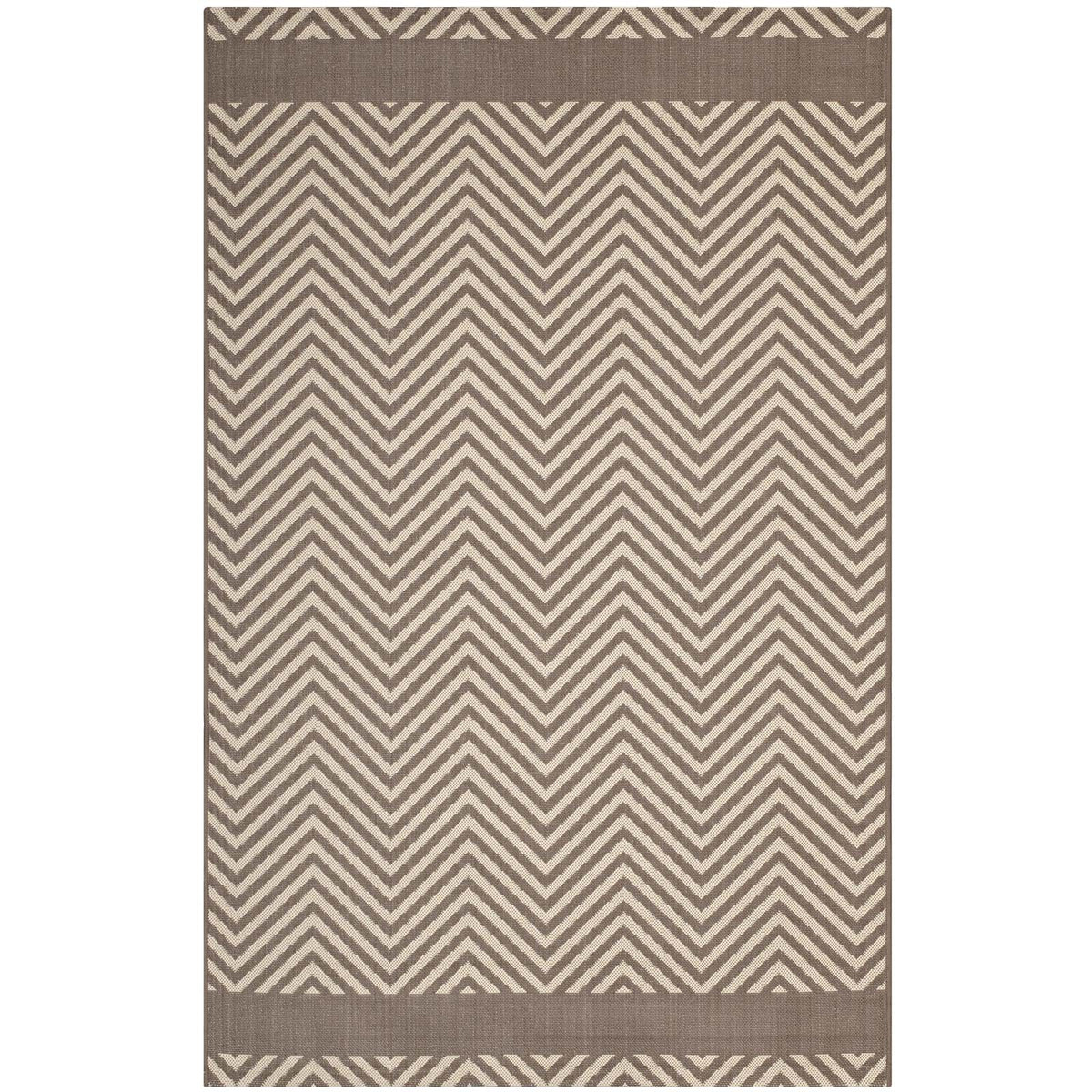 Casafoyer Sophisticated Optica Chevron Indoor/Outdoor Area Rug - Durable & Stylish