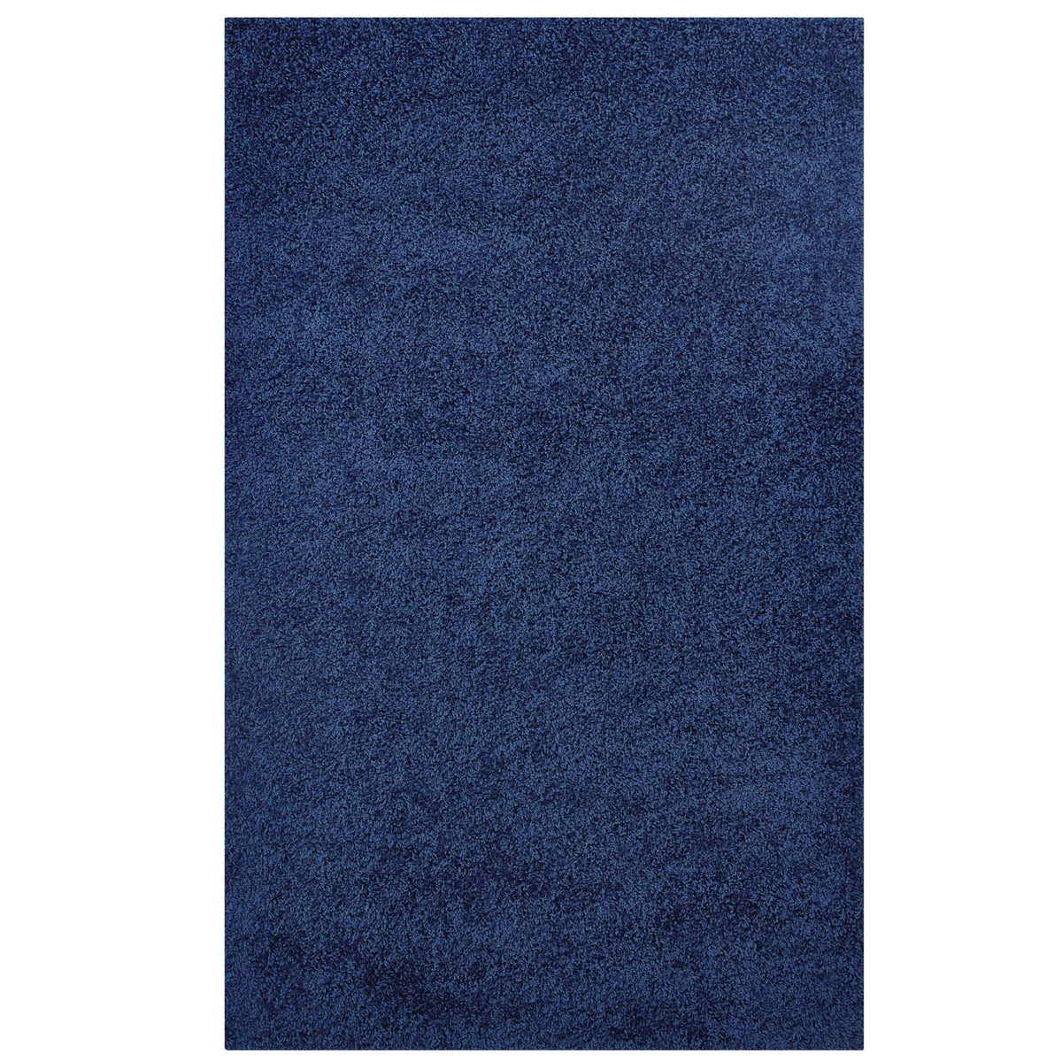 Enyssa Solid 5X8 Shag Area Rug - Navy