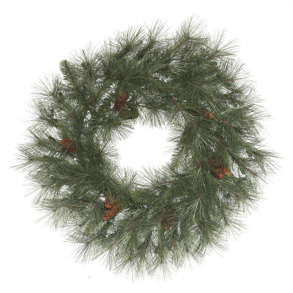 Vickerman 30” Nederland Mix Pine Wreath 72Tips - R173430