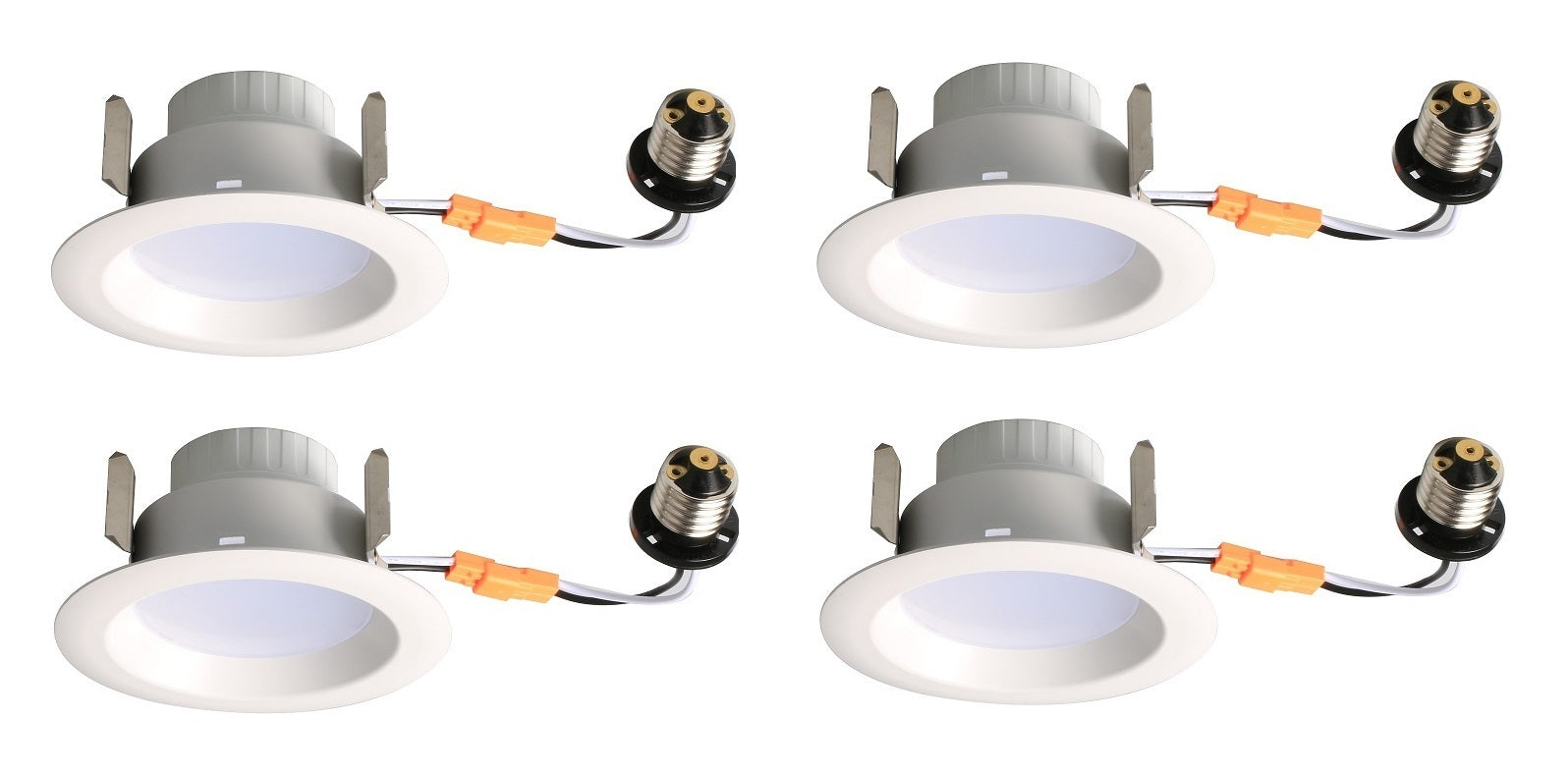 4 Inch Retrofit, 2700K, 100 Degree, Cri90, Es, Ul, 9W, 60W Equivalent, 50000Hrs, Lm540, Dimmable, 5 Years Warranty, Input Voltage 120V 4 Pack