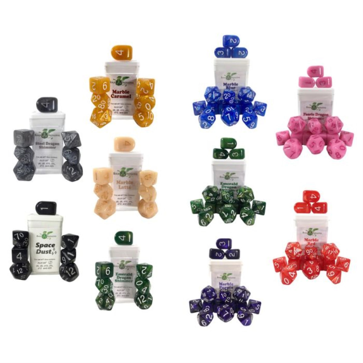 Mbl/Shm Dice Bundle: 7-Set 15-Set (10)