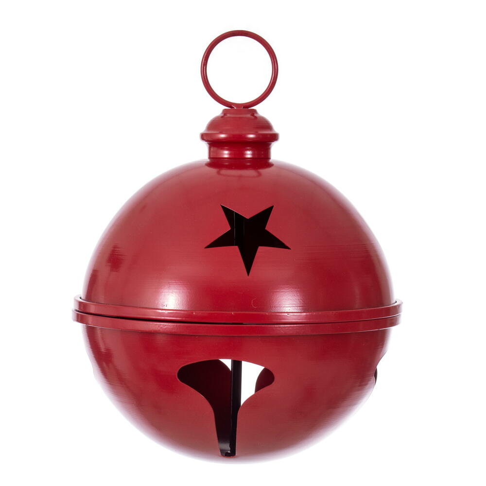 10” Red Iron Bell Ornament