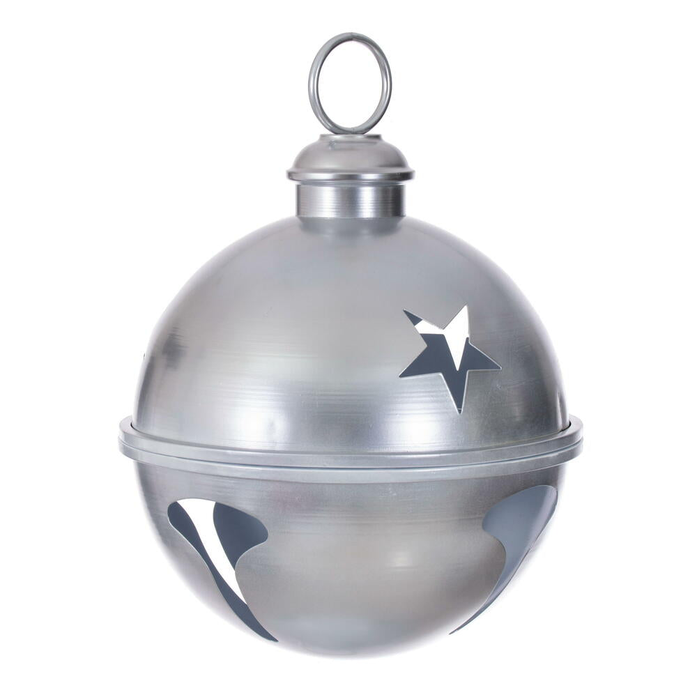 14” Silver Iron Bell Ornament