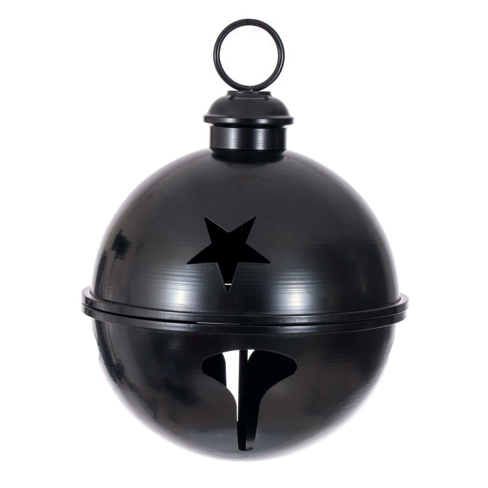 14” Black Iron Bell Ornament