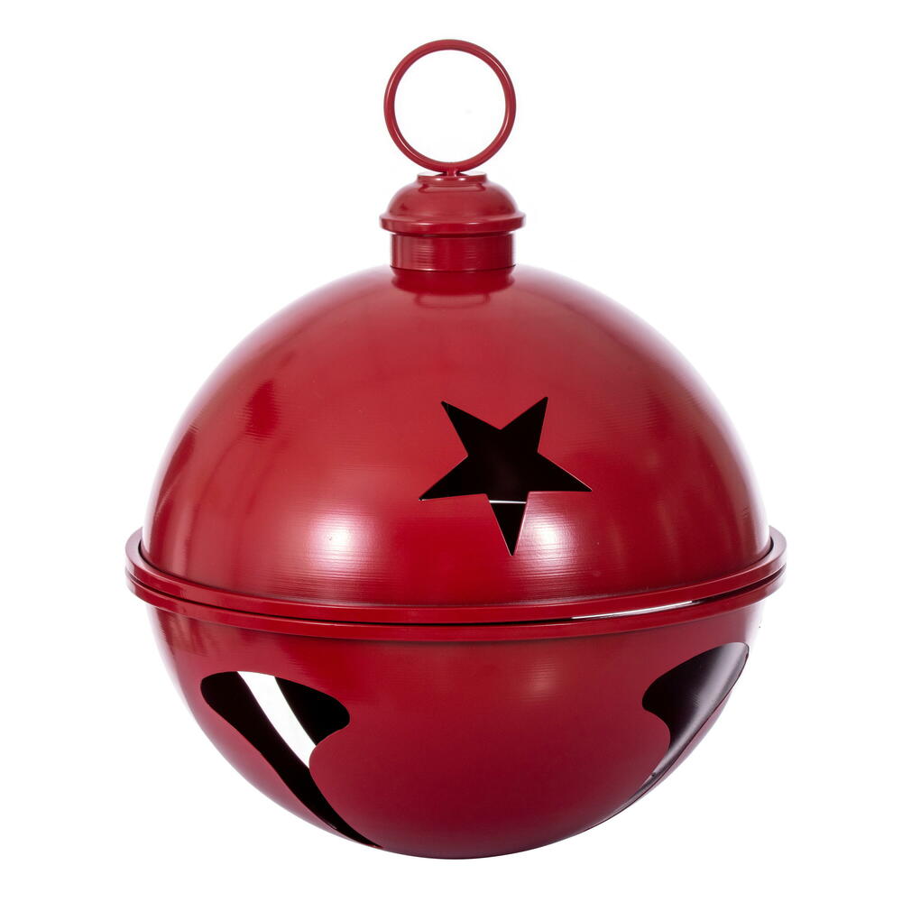 18″ Red Iron Bell Ornament