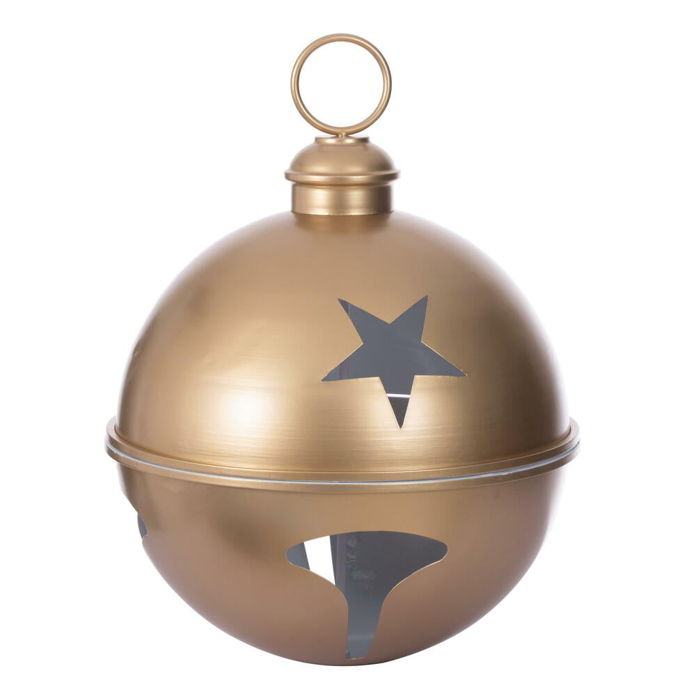 20” Gold Iron Bell Ornament
