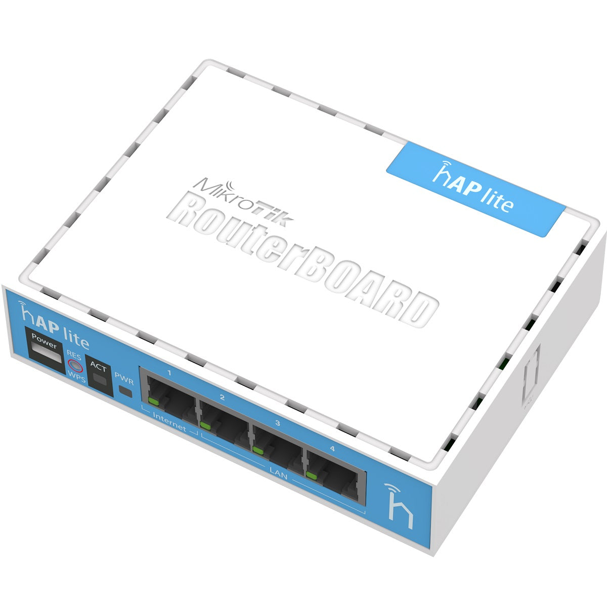 hAP Lite classic with desktop enclosure (RouterOS L4)