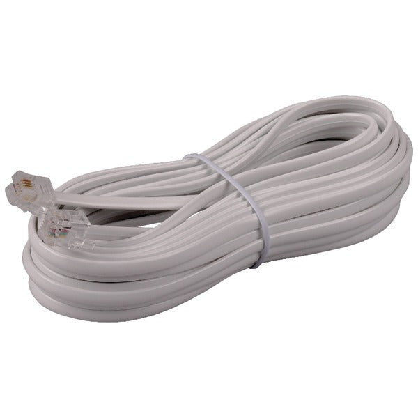 25Ft Phn Line Cord Wht