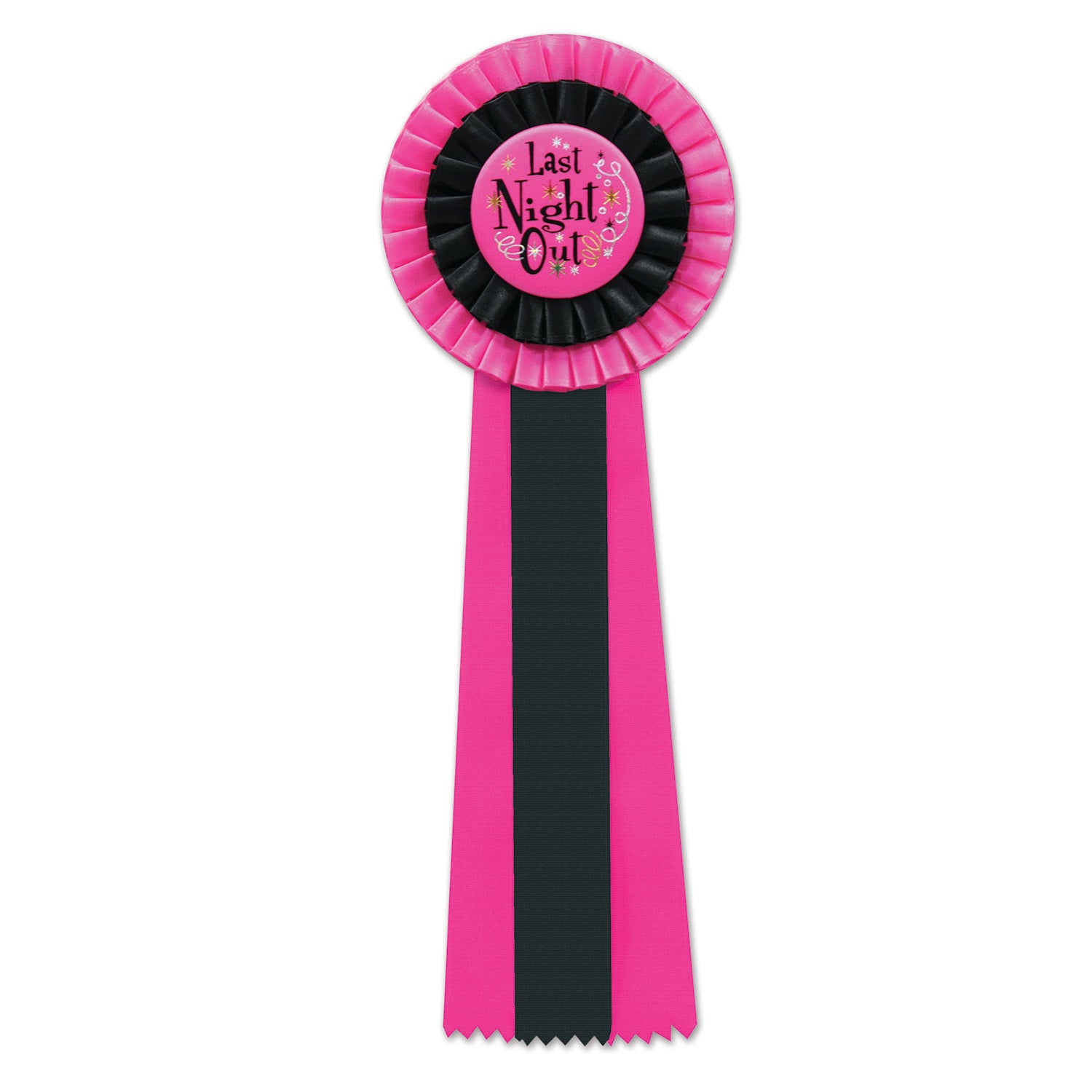 Last Night Out Deluxe Rosette (Pack of 3)
