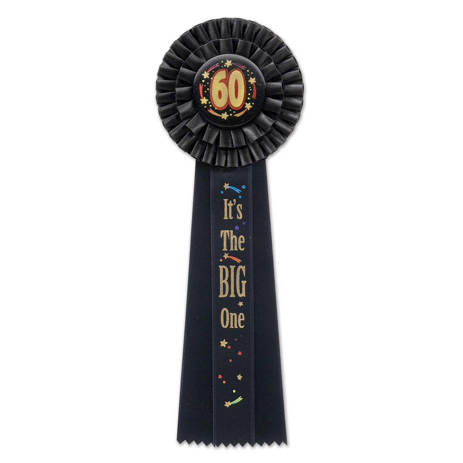 60 Its The Big One Deluxe Rosette (Pack of 3)