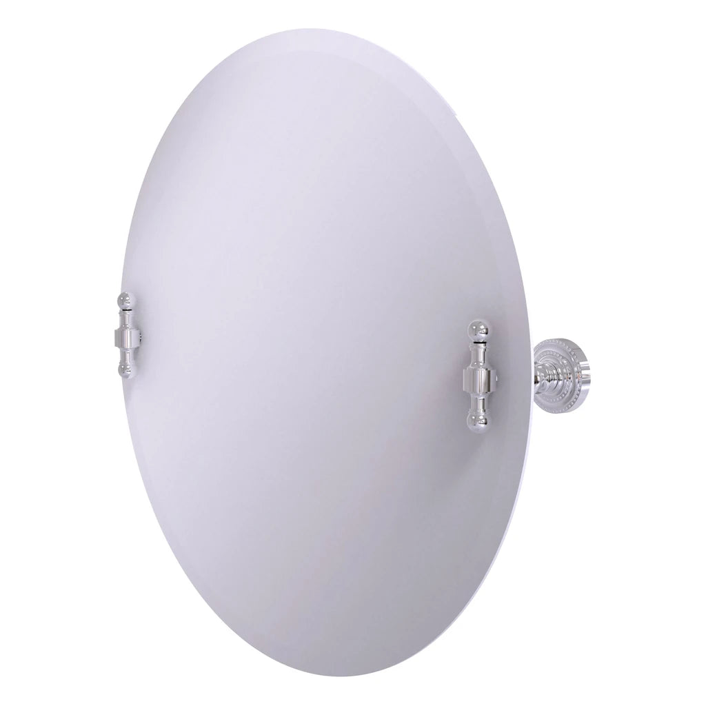 Frameless Round Tilt Mirror with Beveled Edge - RD-90-PC