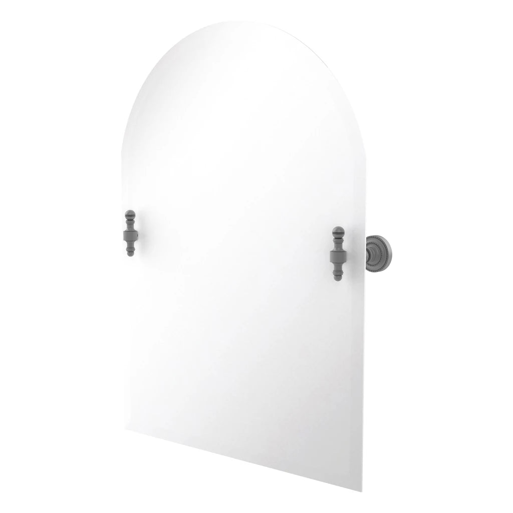 Frameless Arched Top Tilt Mirror with Beveled Edge - RD-94-GYM