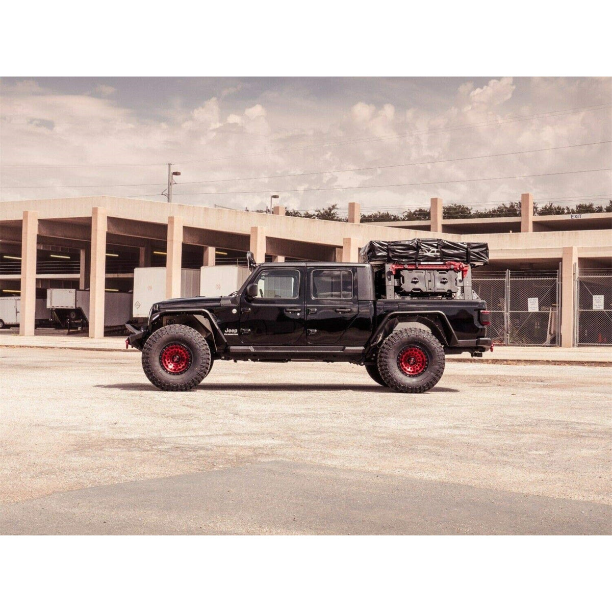 Road Armor Rda520Afr0B Rear Fendor Flares Fits Jeep Gladiator, Black