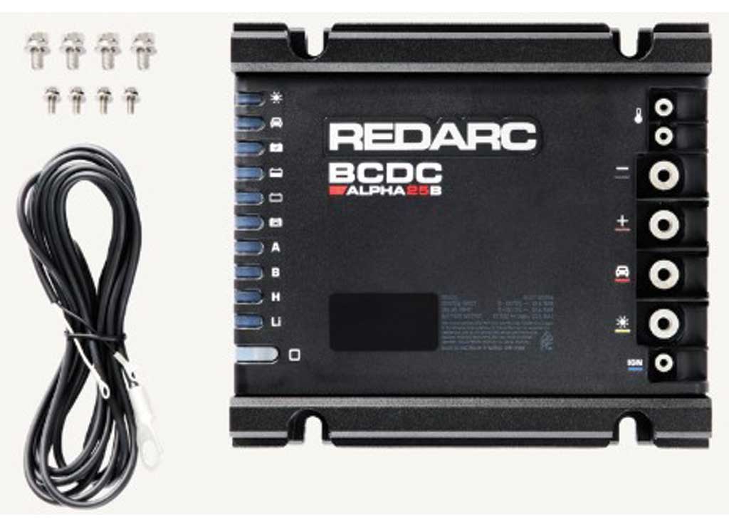 BCDC CLASSIC 25A INVEHICLE DC BATTERY CHARGER W/MPPT SOLAR CONTRL & SMART BATTERY MONITOR