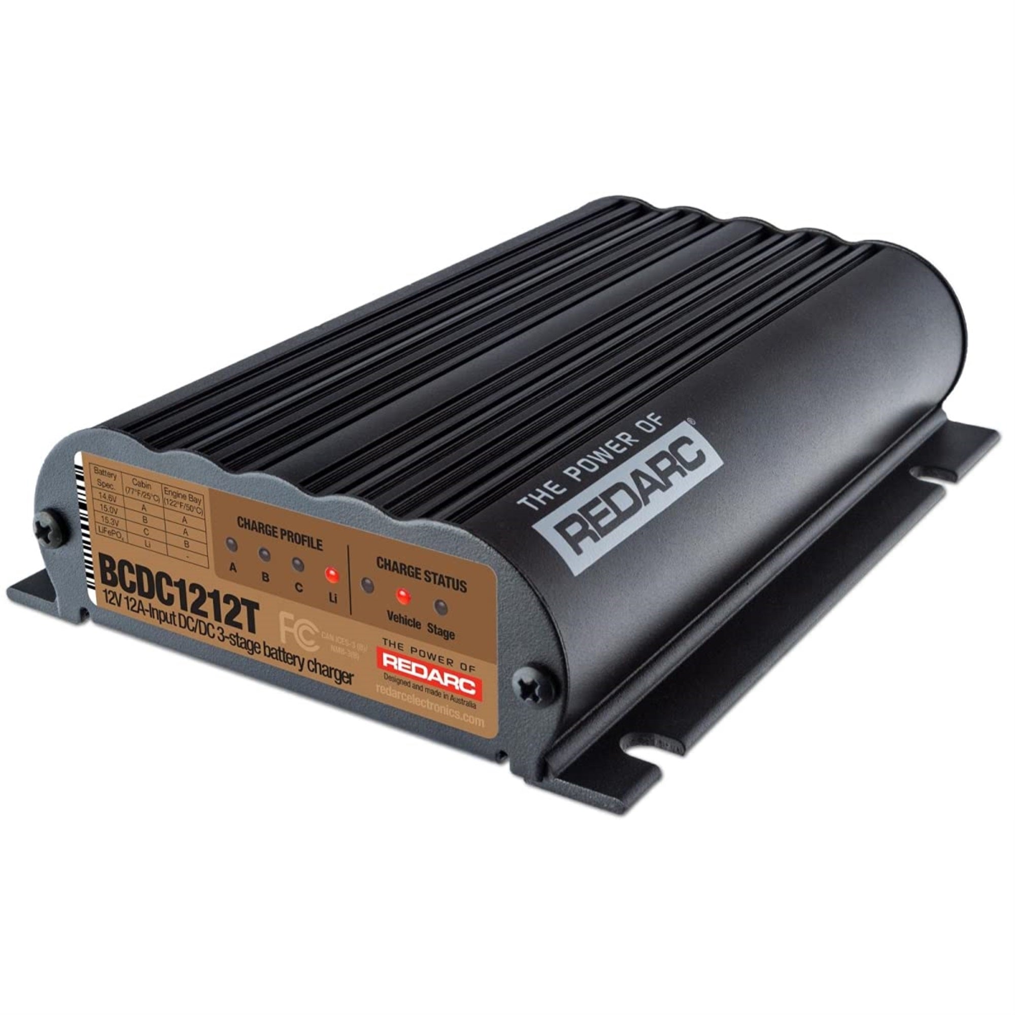 12V 12A SMART START DCDC 3 STAGE BATTERY CHARGER