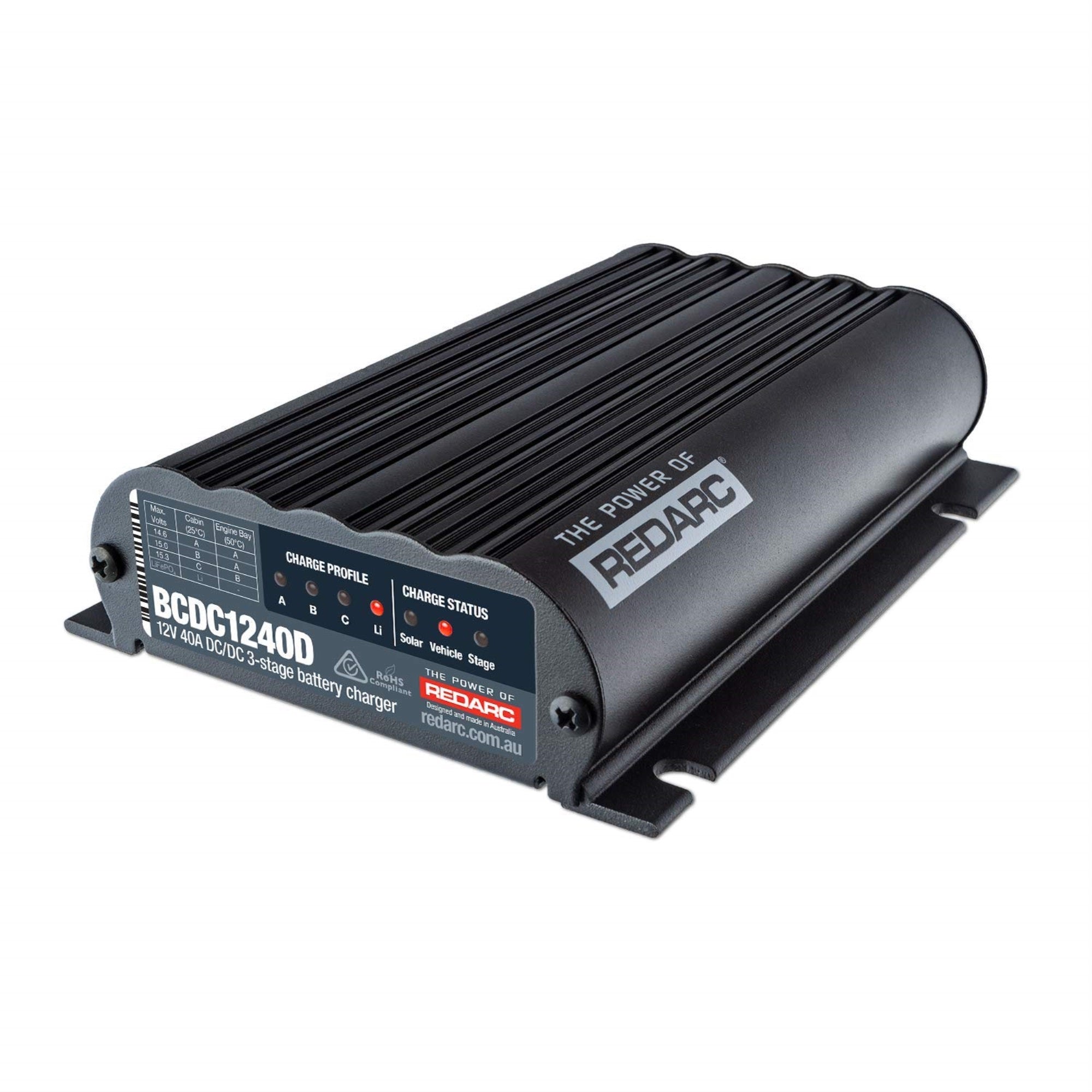 Dual Input 40A In-Vehicle Dc Battery Charger