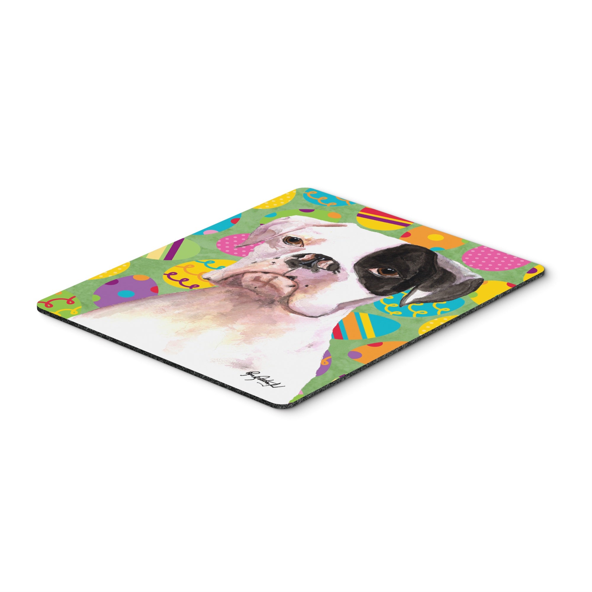 Caroline'S Treasures Cooper Eggravaganza Boxer Easter Mouse Pad/Hot Pad/Trivet (Rdr3018Mp)
