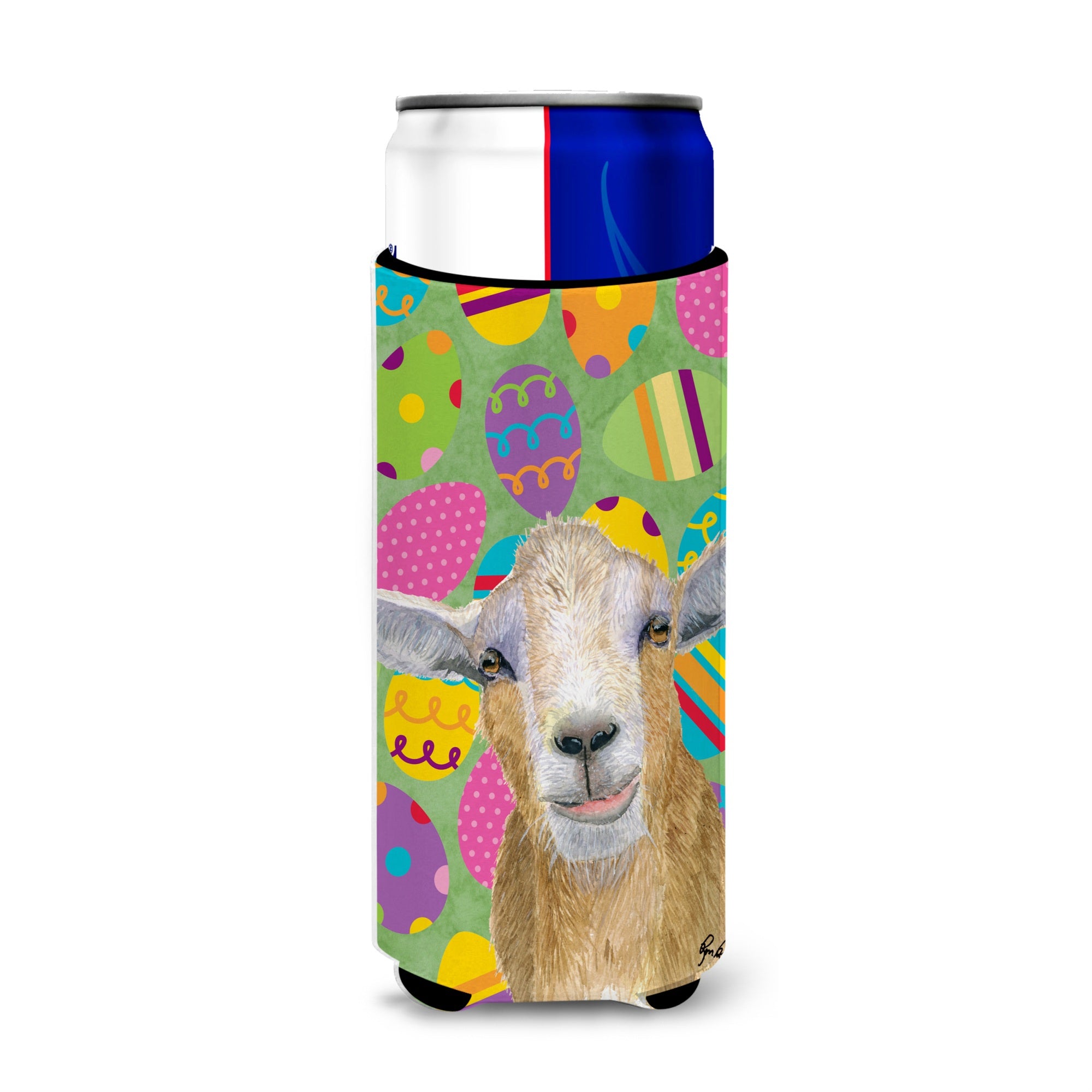 Eggtravaganza Goat Easter Ultra Beverage Insulators For Slim Cans  Rdr3021Muk