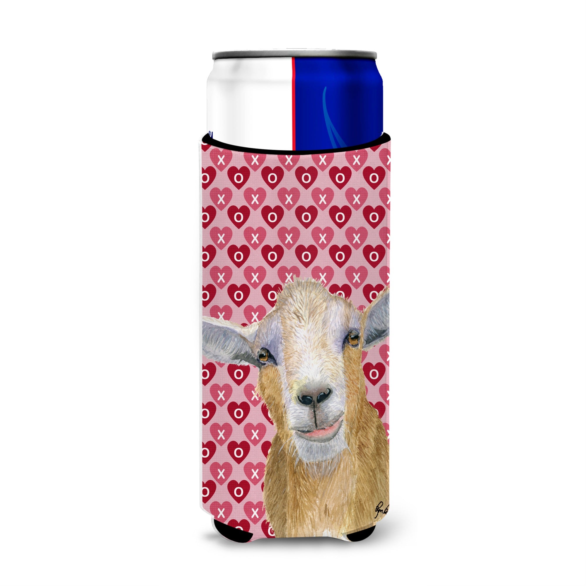Hearts And Love Goat Ultra Beverage Insulators For Slim Cans  Rdr3026Muk