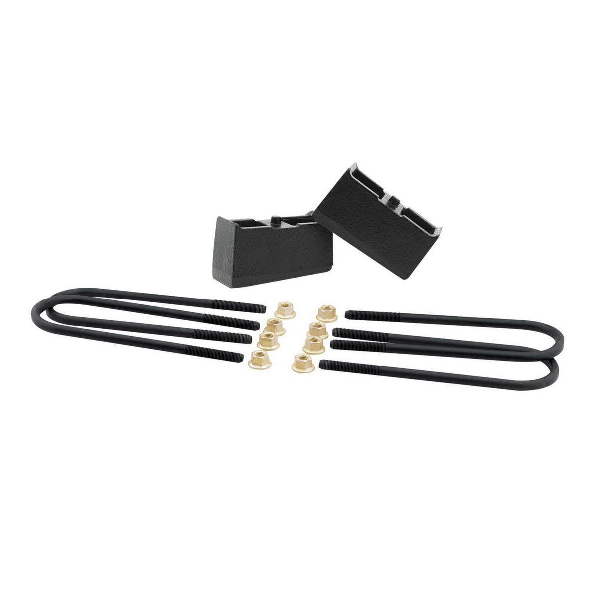 Readylift 66-3003 3' Rear Block Kit - Gm Silverado & Sierra 1500 6-Lug, Silver