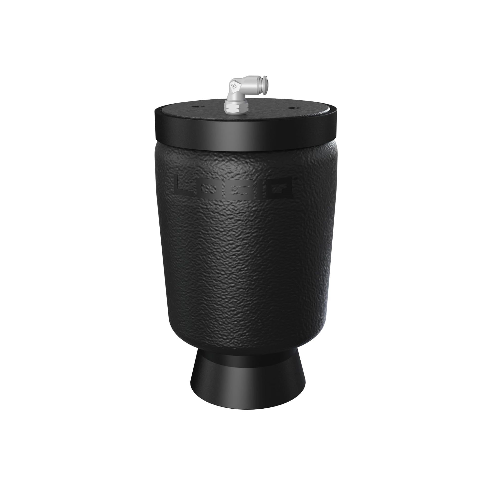 Logiq 88-90001 Replacement Air Spring (Iq-Asa-9000-Lp) With Elbow Fitting Installed