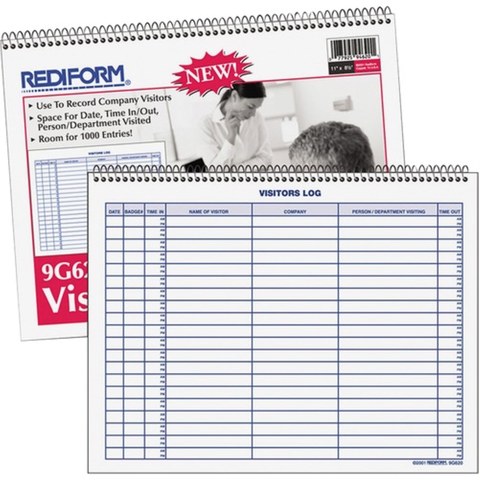 Rediform Visitors Log Book