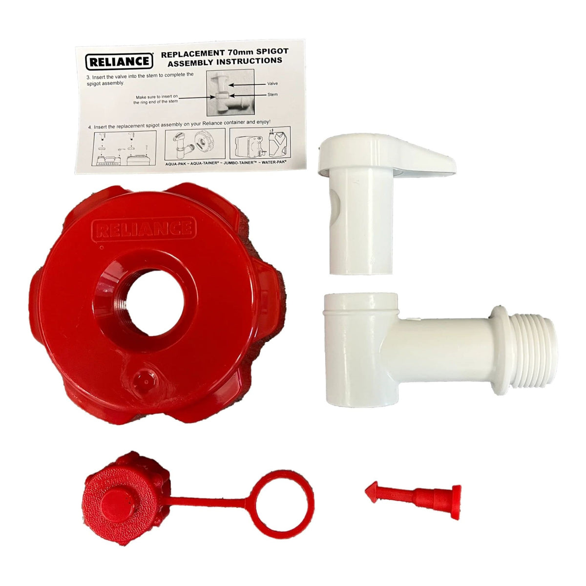 2023 Reliance Replacement  70Mm Spigot Assembly (Red)