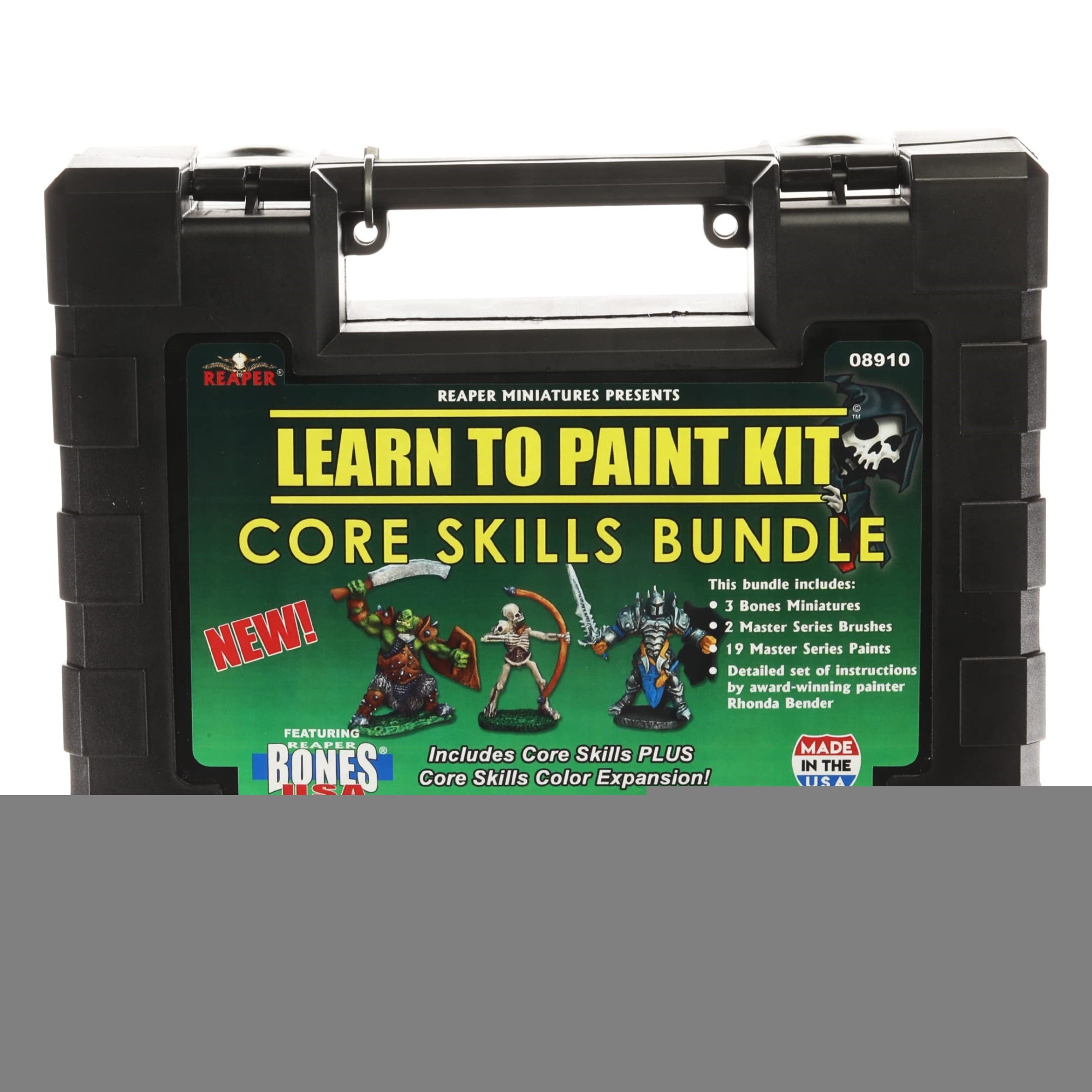 Reaper Miniatures: 08910 - Learn To Paint Kit Core Skills Bundle