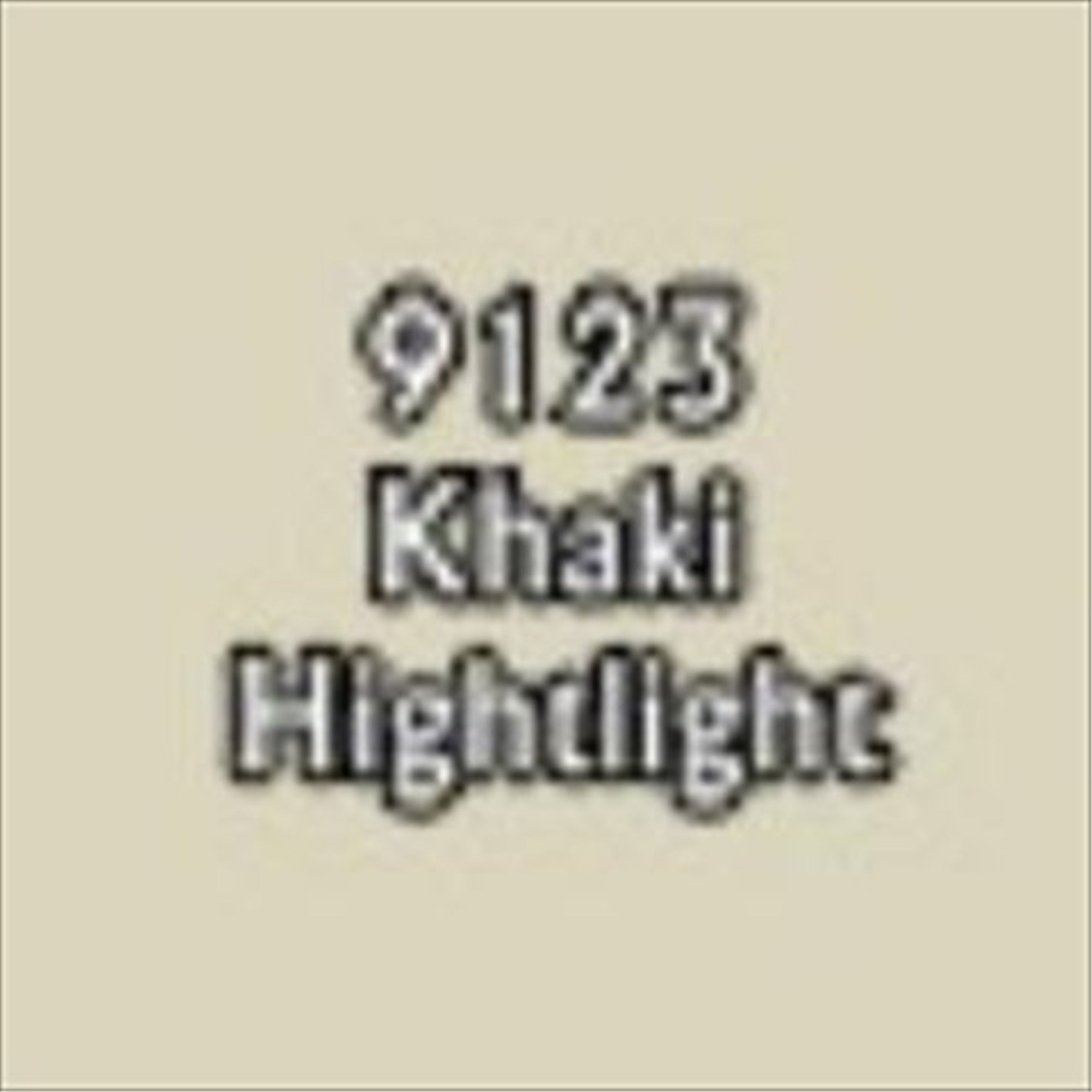 Paint Khaki Highlight 1/2 Oz Rpr 09123