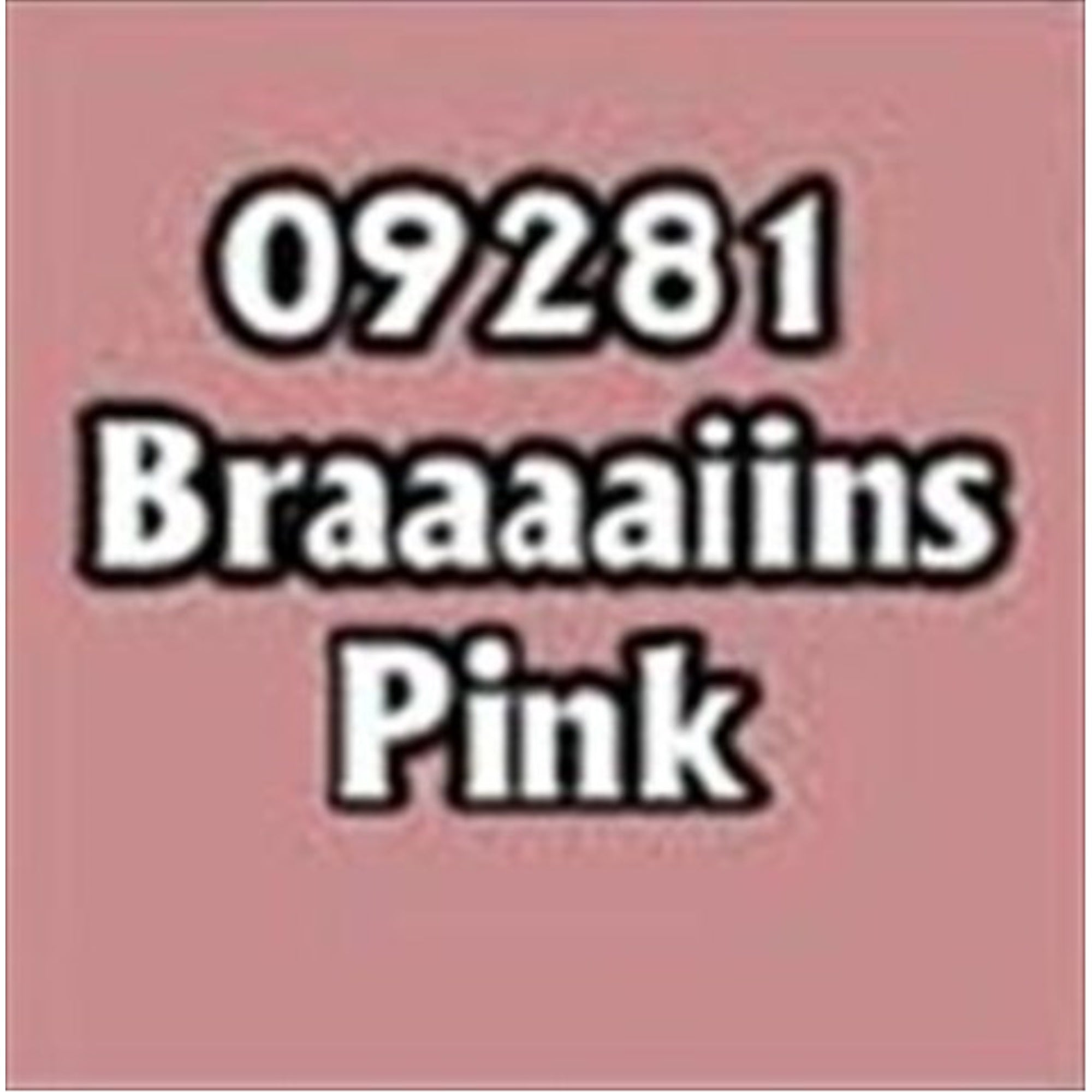 Braaaains Pink Master Series Paints