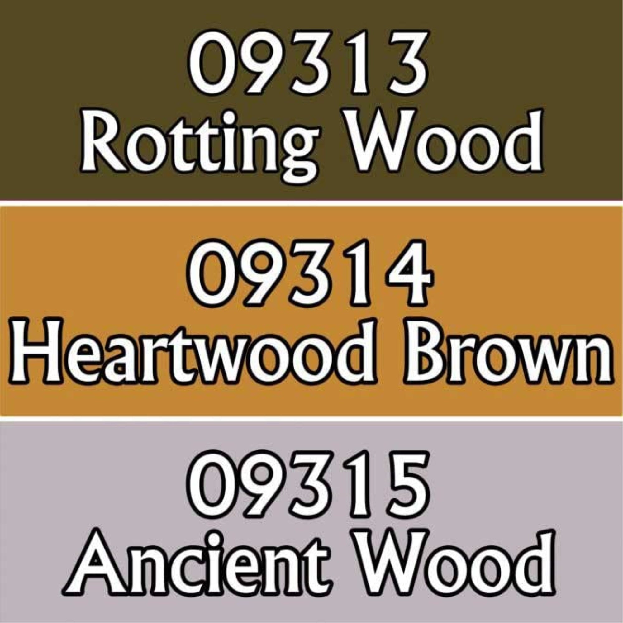 Master Series Paints: Woods Triad