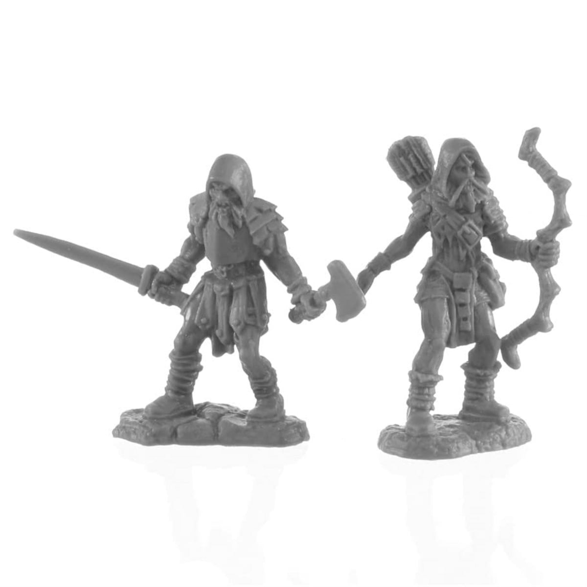 Reaper Miniatures Rem44142 Bones Bk Rune Wight Hunters Miniature Game - Set Of 2