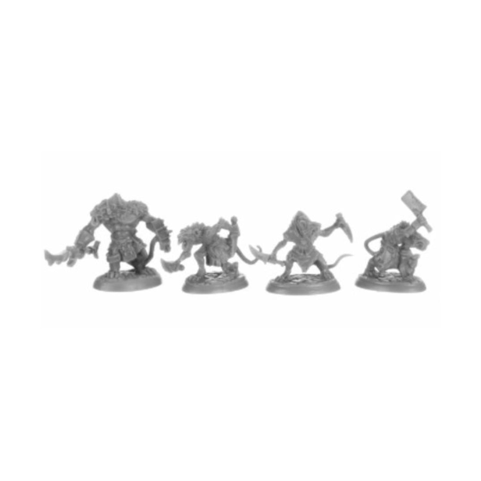 Reaper Bones Black: Wererats (4)