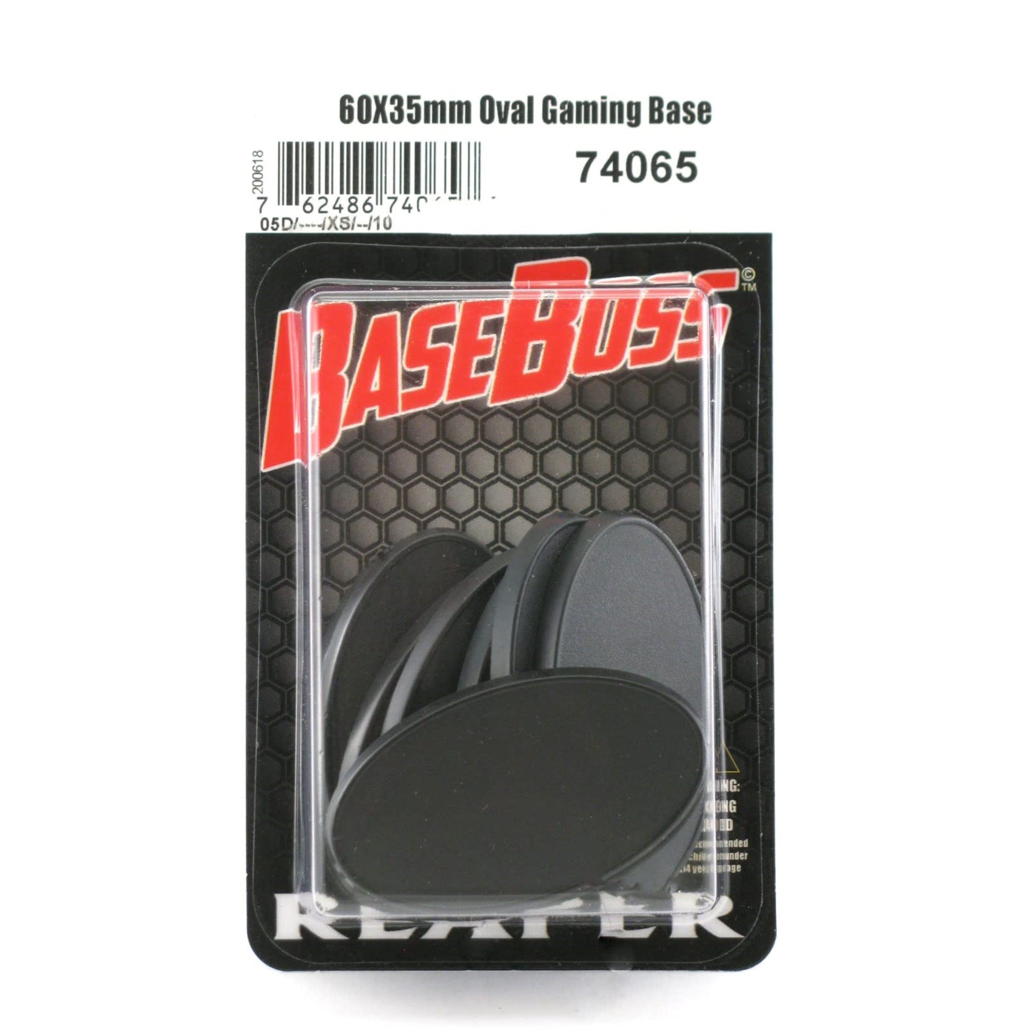 Reaper 60X35Mm Oval Gaming Bases