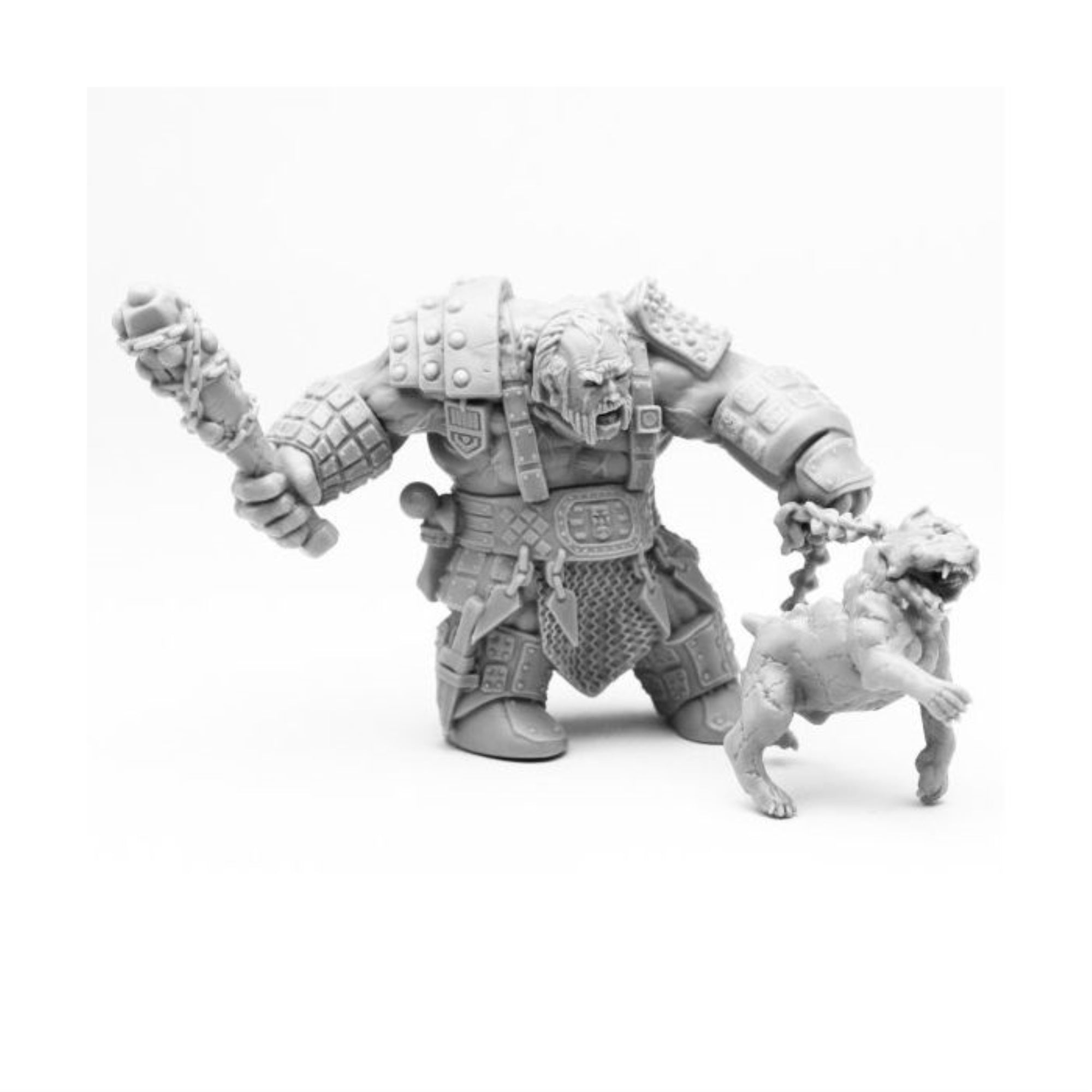 Bones: Fire Giant Huntsman With Hell Hound