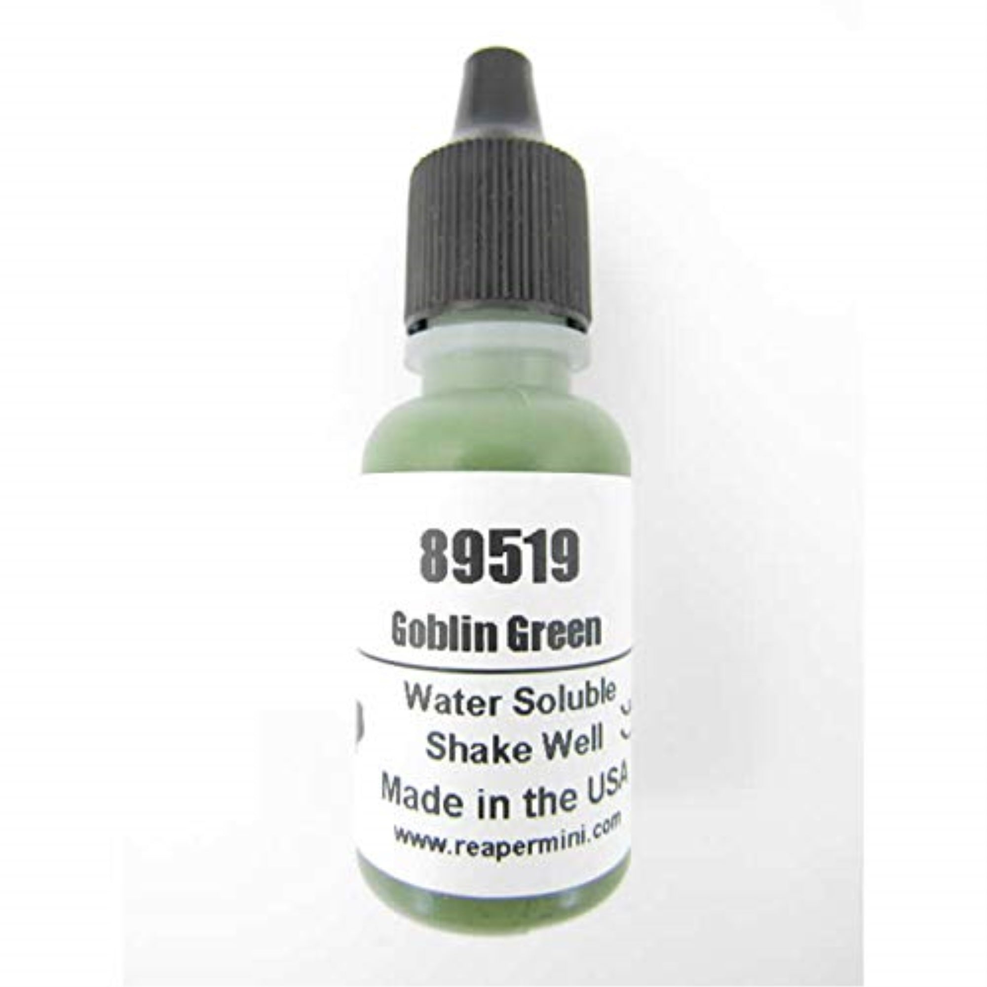 Goblin Green Master Series Hobby Paint .5Oz Dropper Bottle Pathfinder Colors Reaper Miniatures