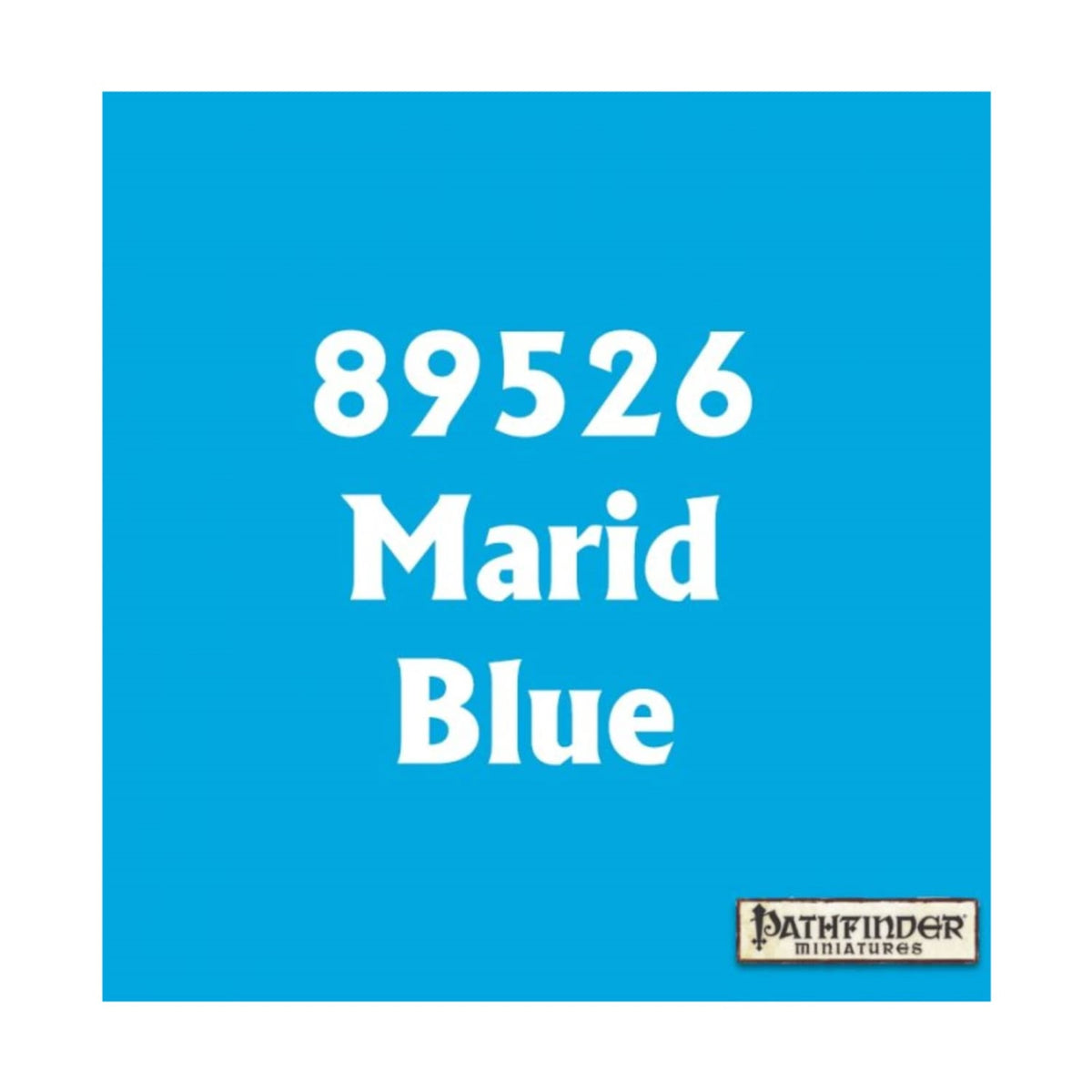 Marid Blue Master Series Hobby Paint .5Oz Dropper Bottle Pathfinder Colors Reaper Miniatures