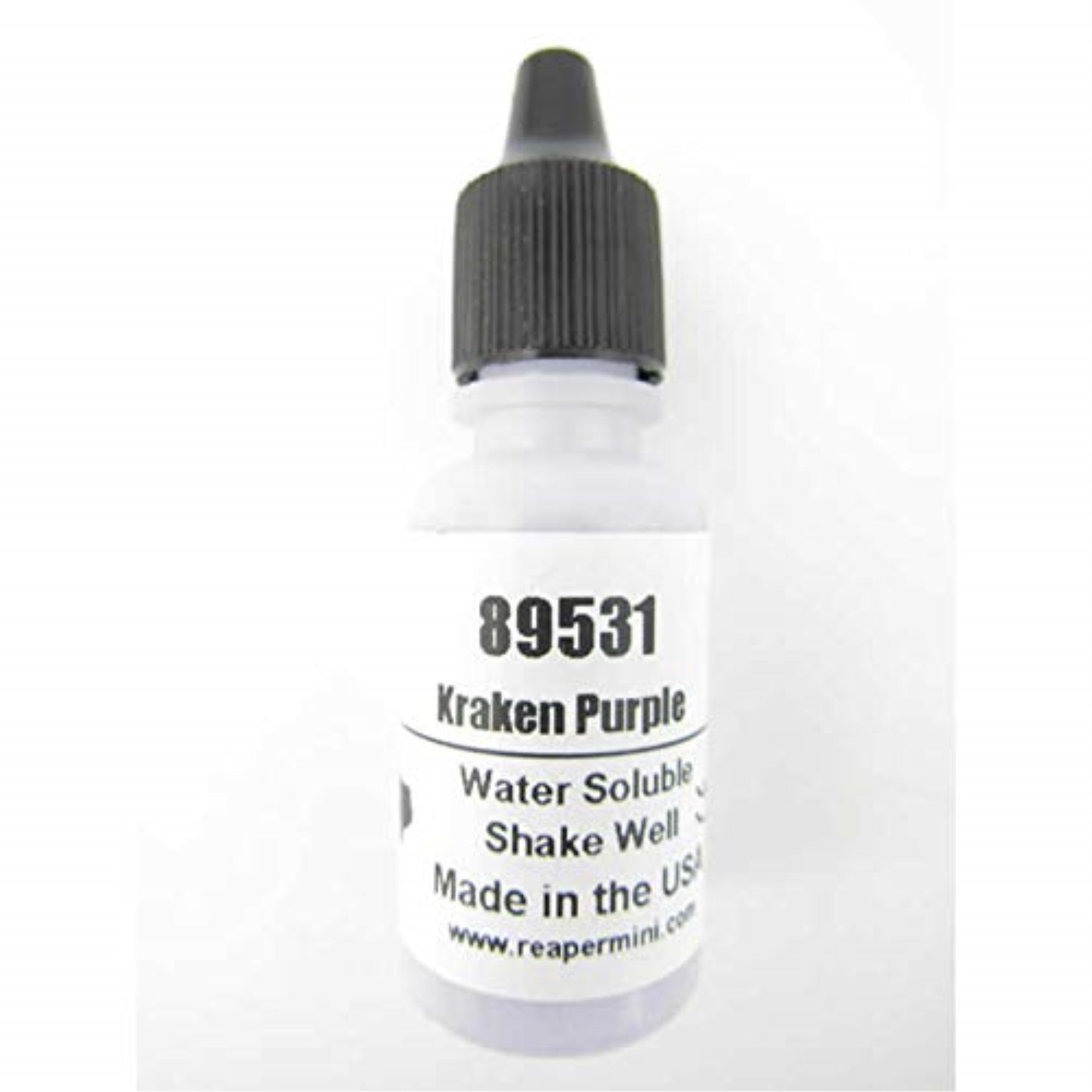 Kraken Purple Master Series Hobby Paint .5Oz Dropper Bottle Pathfinder Colors Reaper Miniatures