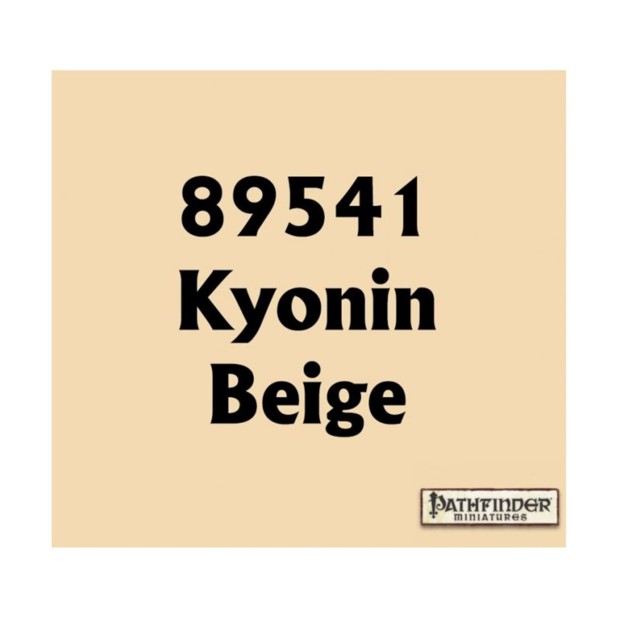 Kyonin Beige Master Series Hobby Paint .5Oz Dropper Bottle Pathfinder Colors Reaper Miniatures