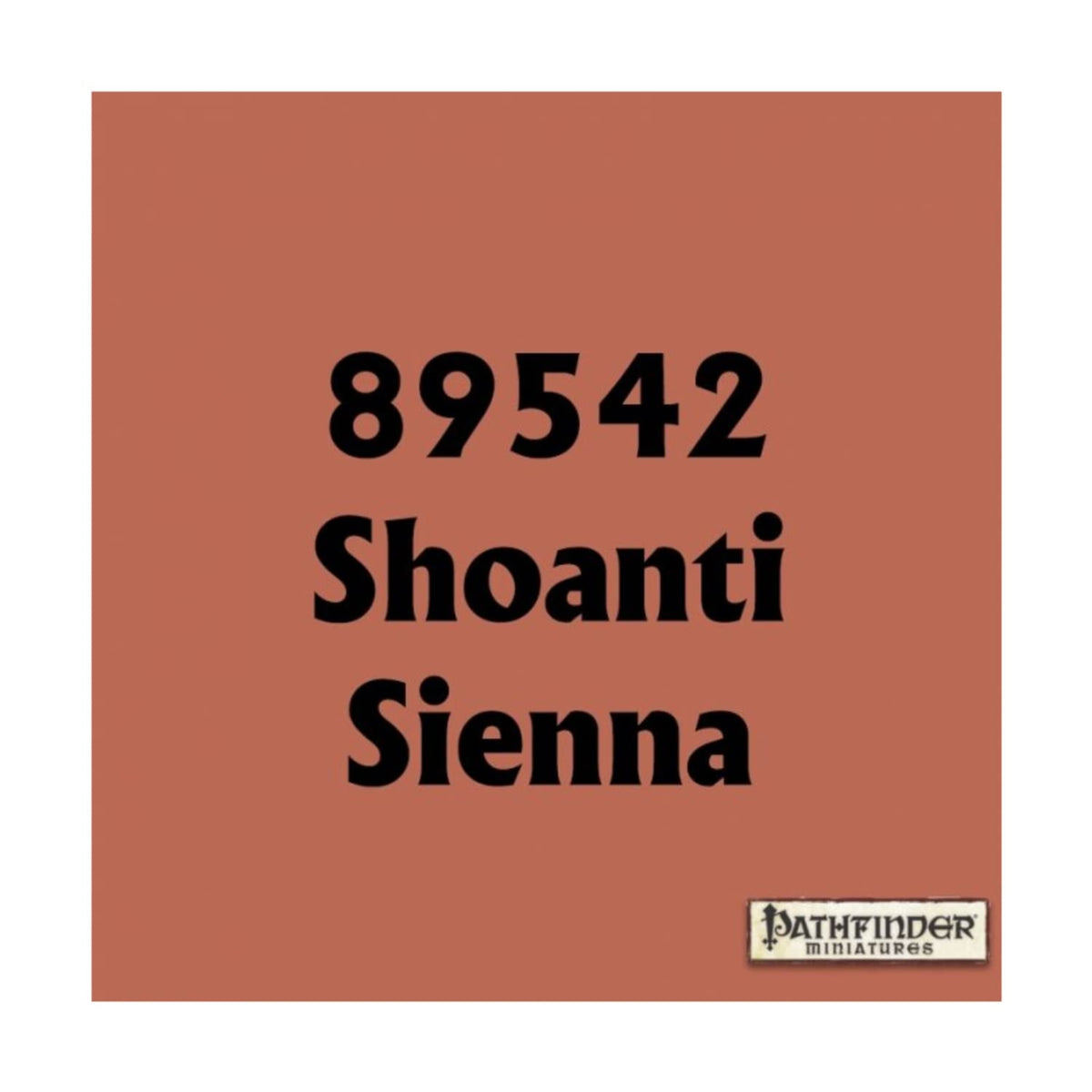 Shoanti Sienna Master Series Hobby Paint .5Oz Dropper Bottle Pathfinder Colors Reaper Miniatures