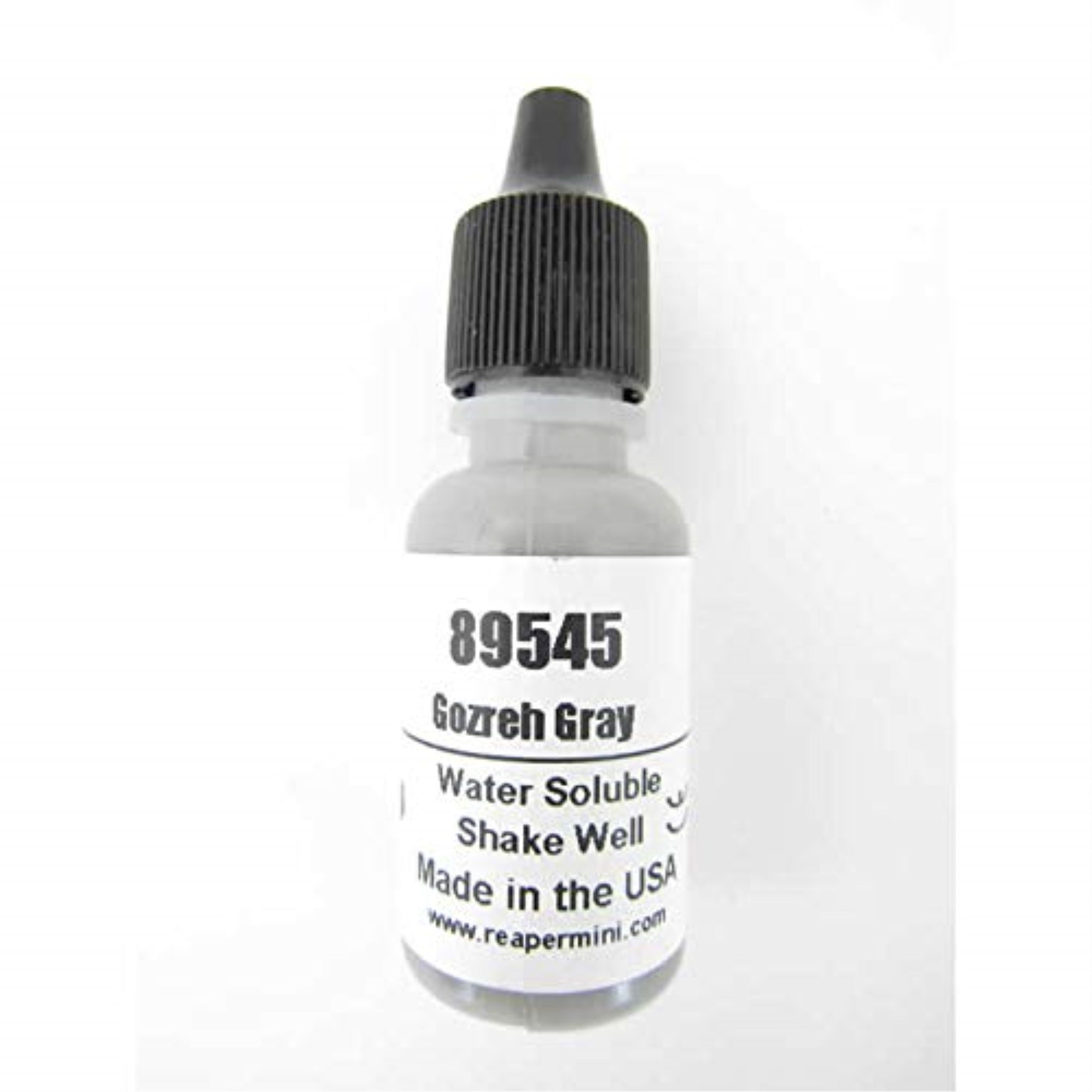 Gozreh Gray Master Series Hobby Paint .5Oz Dropper Bottle Pathfinder Colors Reaper Miniatures