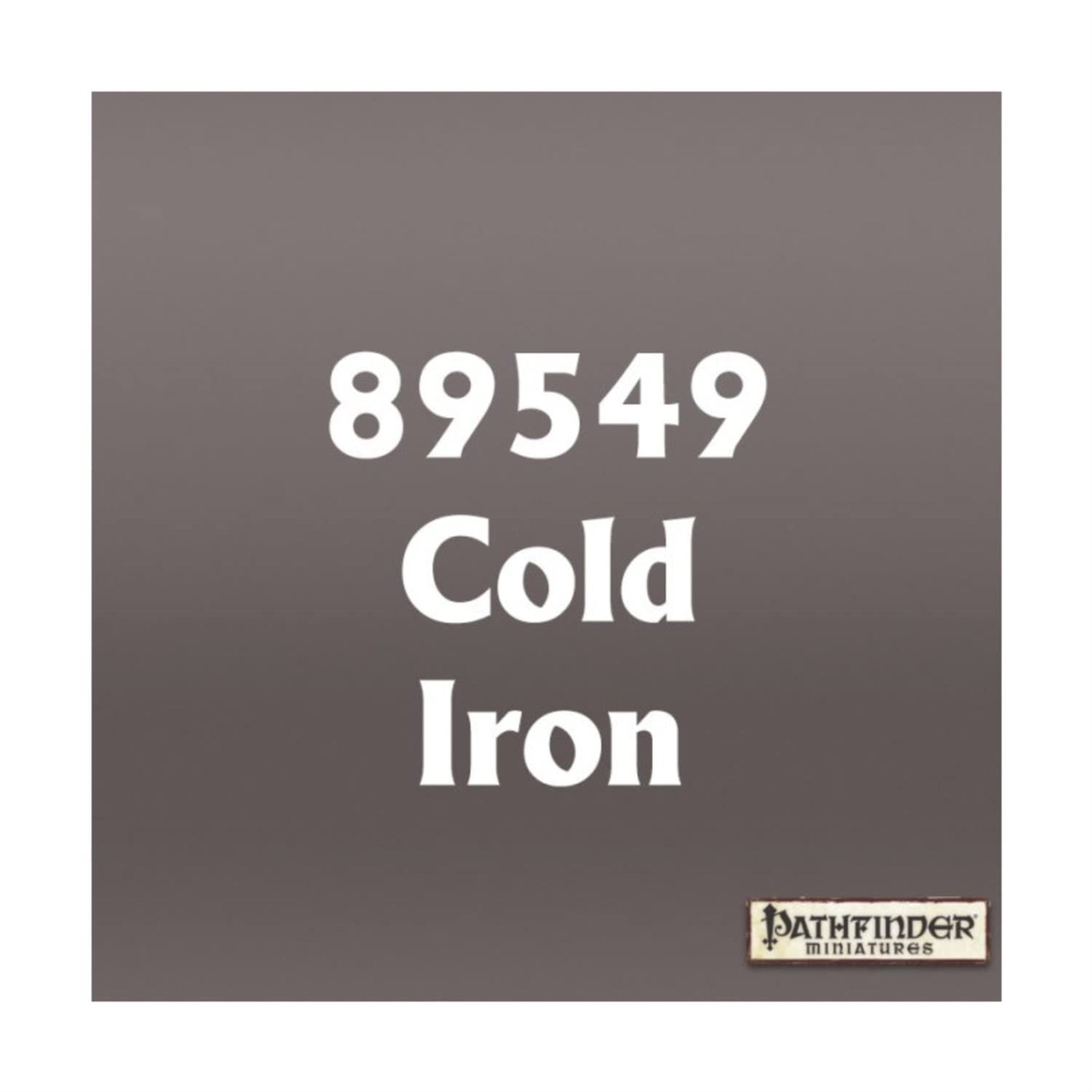Cold Iron Master Series Hobby Paint .5Oz Dropper Bottle Pathfinder Colors Reaper Miniatures