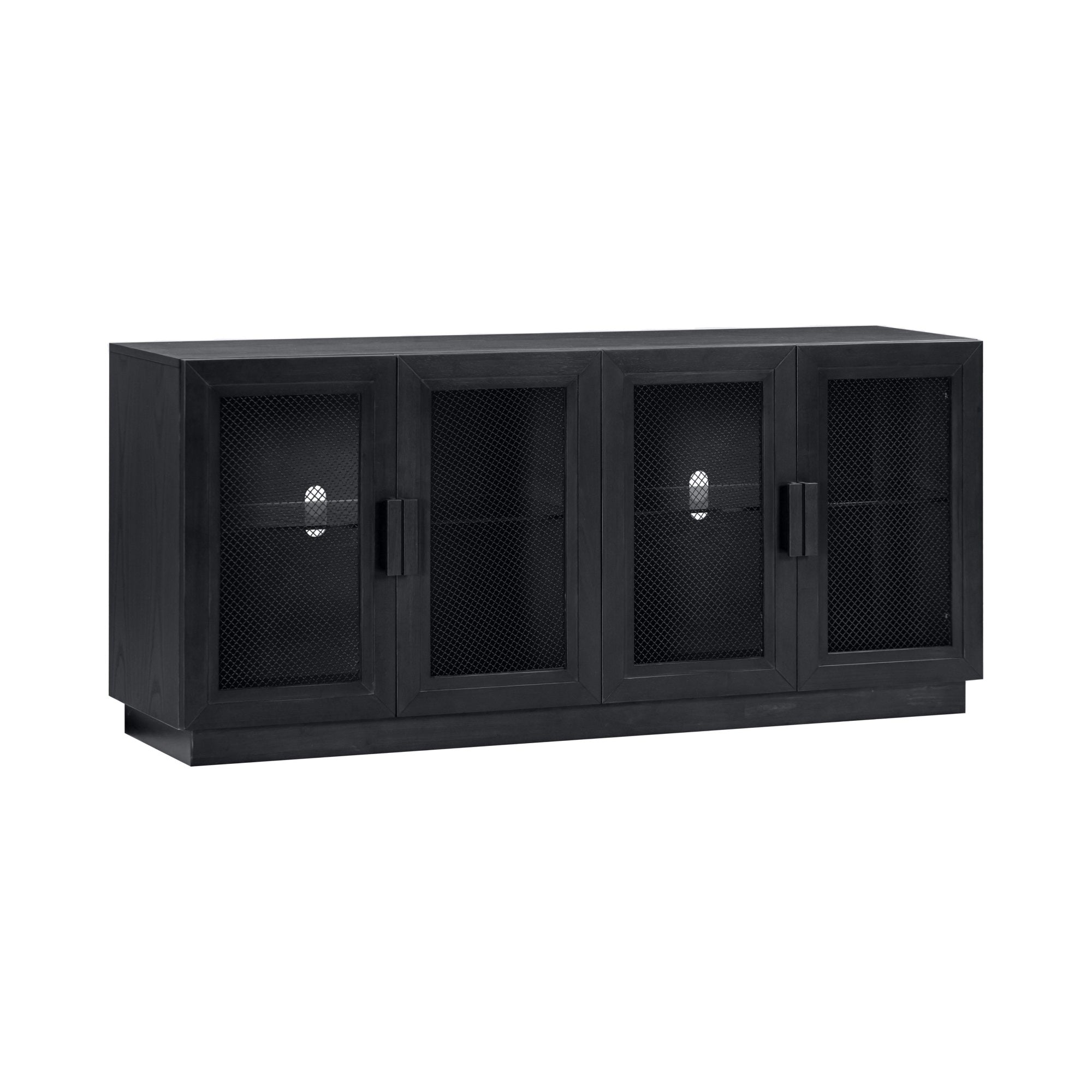 Nolan Black Wood Media Console