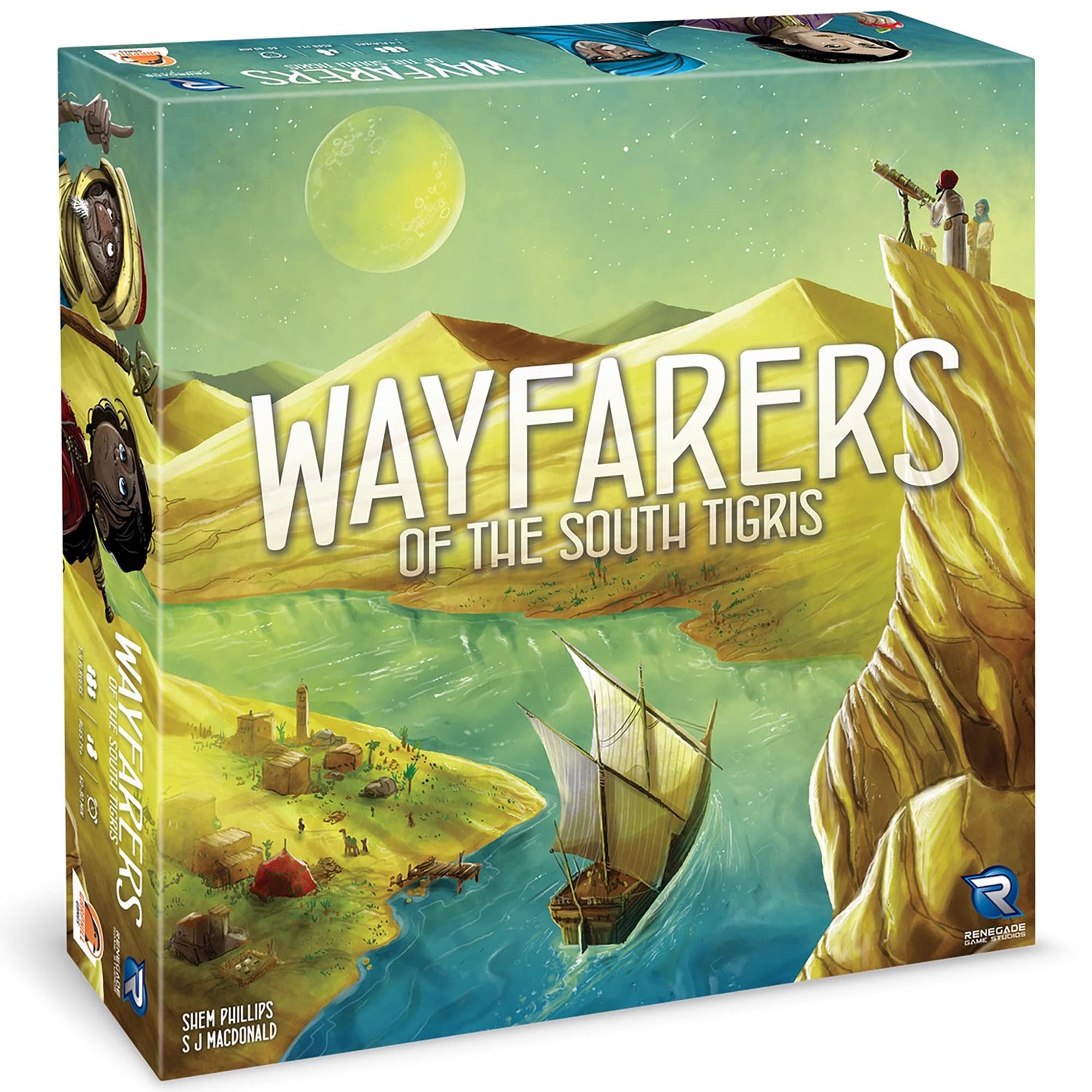 Renegade Games Wayfarers Of The South Tigris - Dice Placement Strategy Board Game, Ages 14+, 1-4 Players, 60-90 Min