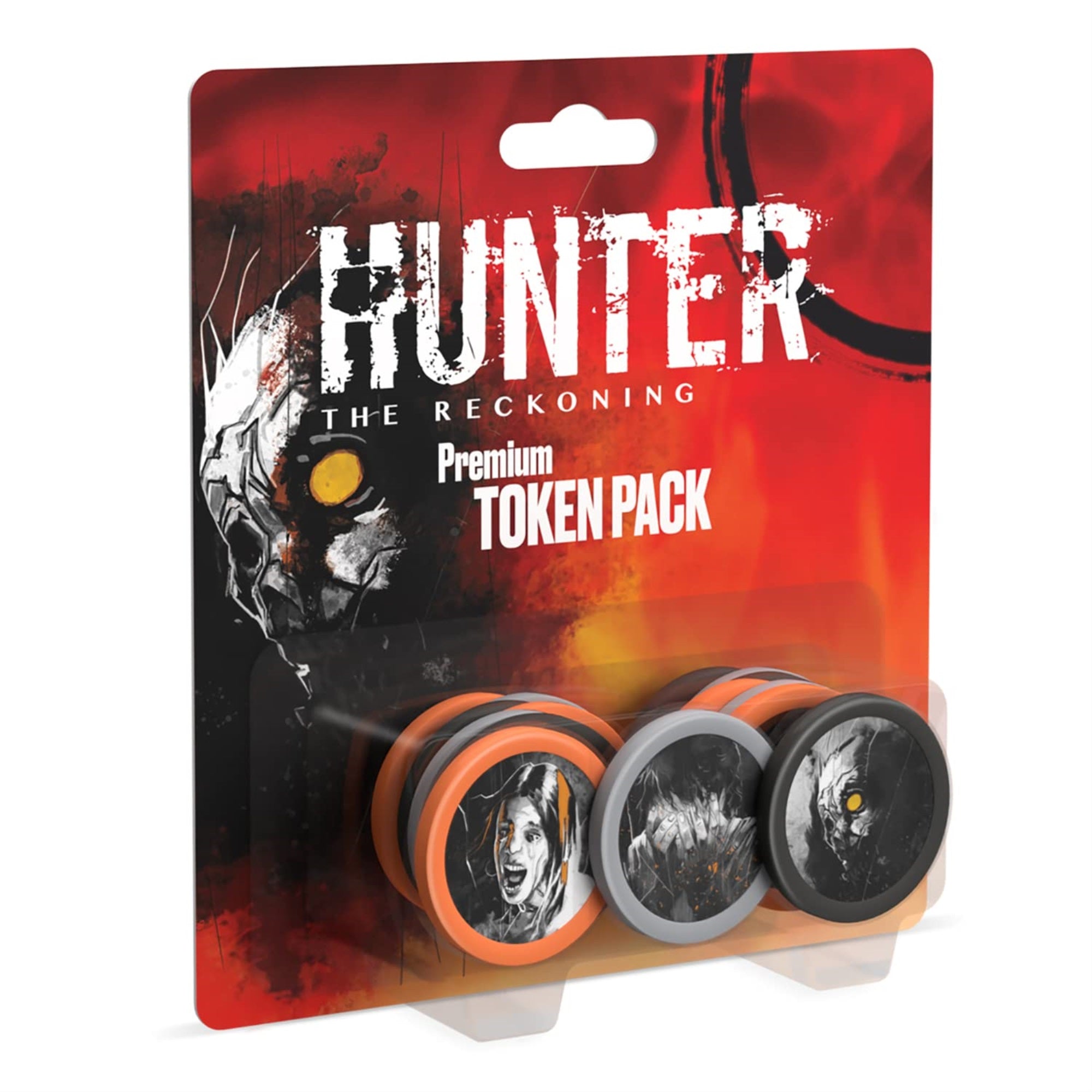 Renegade Game Studios Hunter: The Reckoning 5Th Edition Roleplaying Game: Premium Token Pack - 15 Tokens, Track Danger, Desperation & Despair